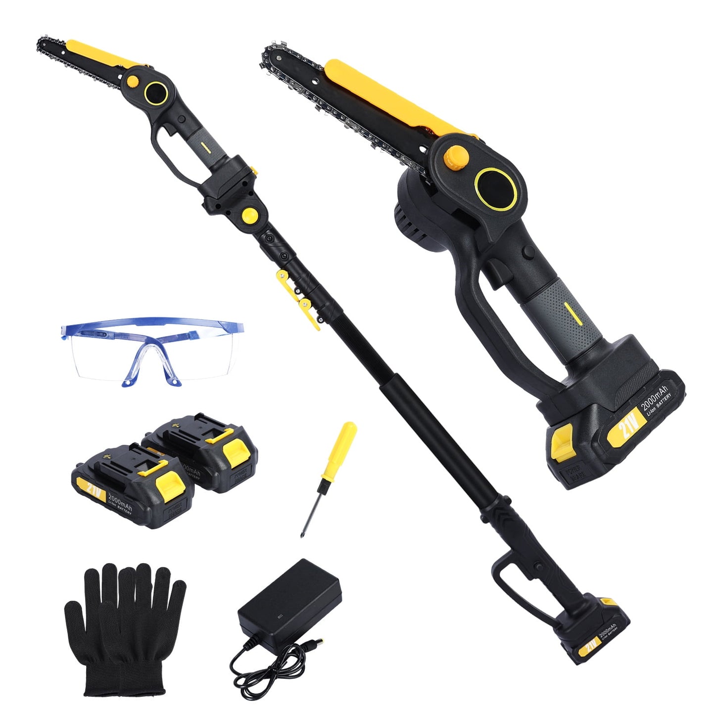 WEN Electric Pole Saw, Corded, 8-Amp, 10-Inch with 14-Foot Reach (CP0810)