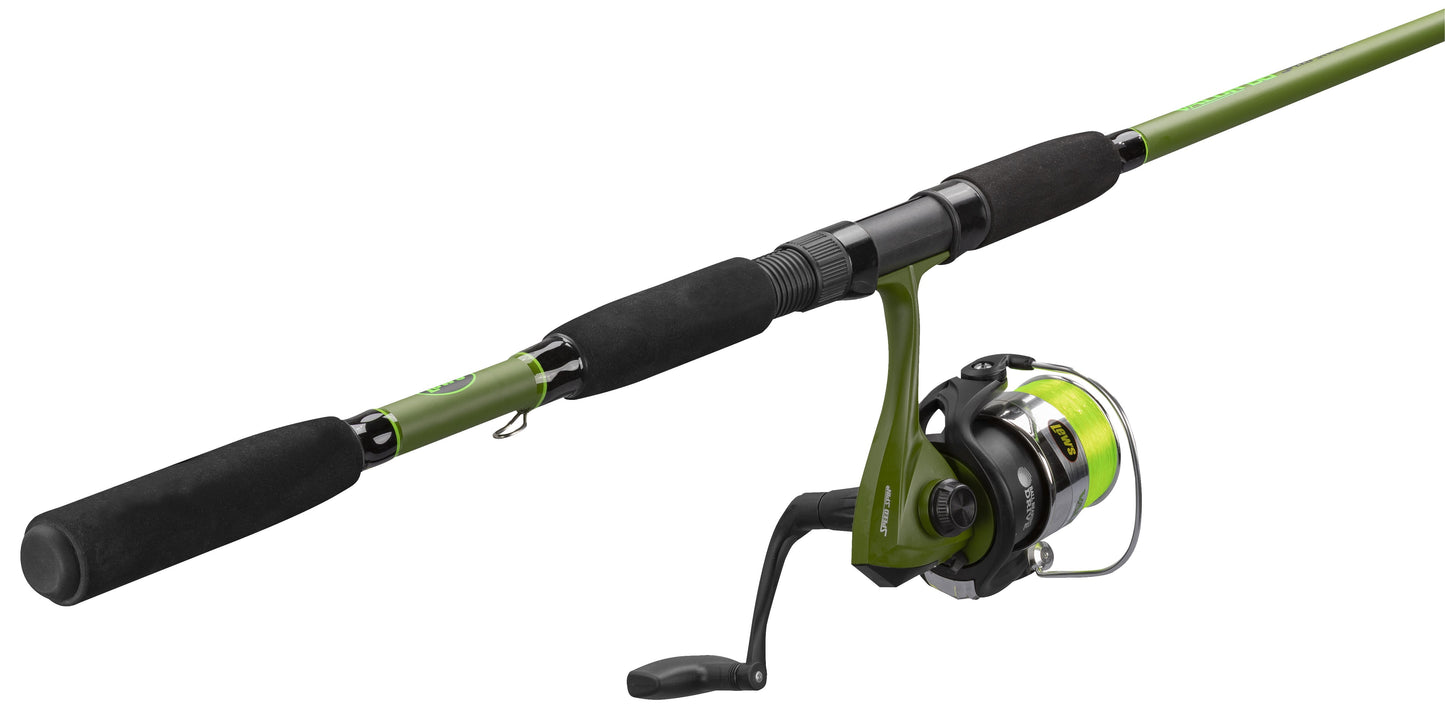 Lew's Valor 7' Medium Heavy Action Big Game Spinning Rod and Reel Fishing Combo