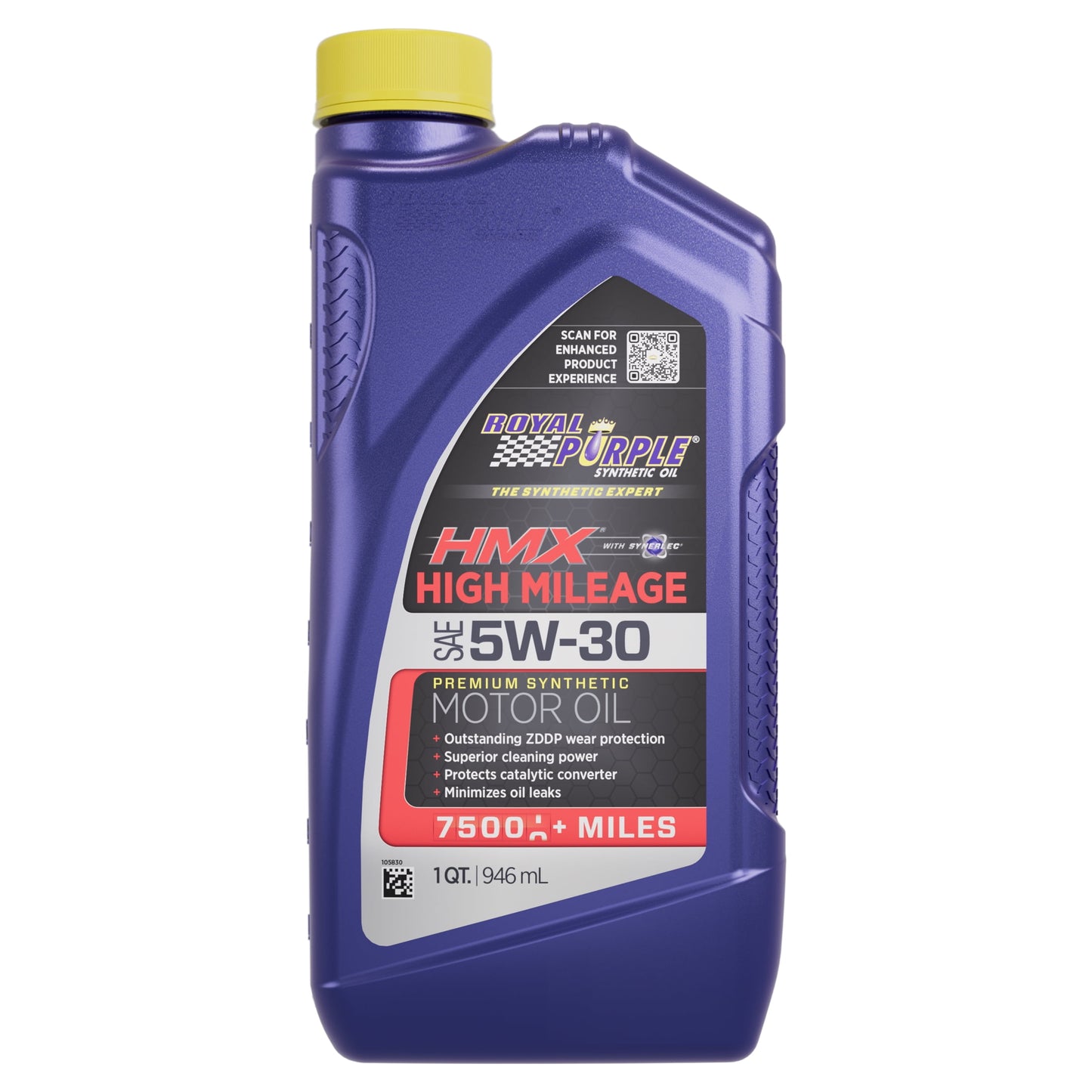 Royal Purple HMX 5W-30 High Mileage Motor Oil, Universal, 5 Quarts