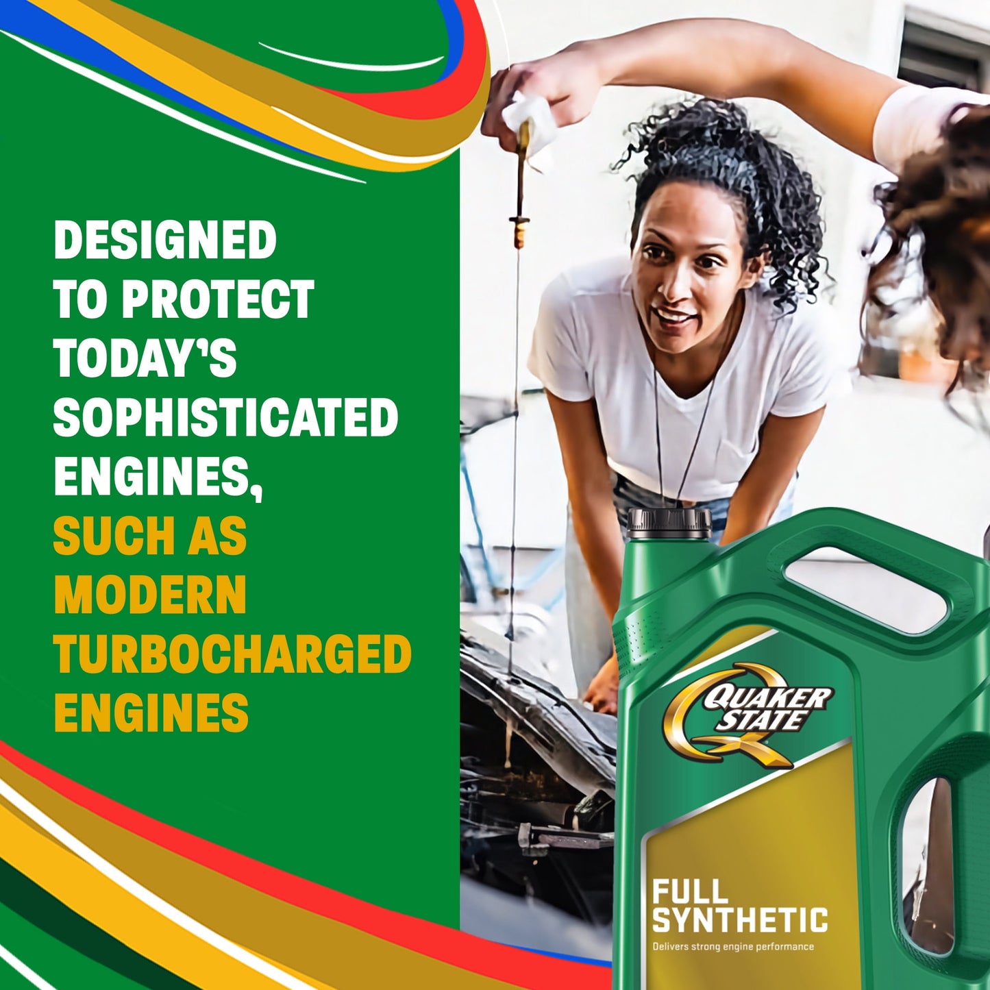 (2 pack) Quaker State Full Synthetic 5W-30 Motor Oil, 5-Quart