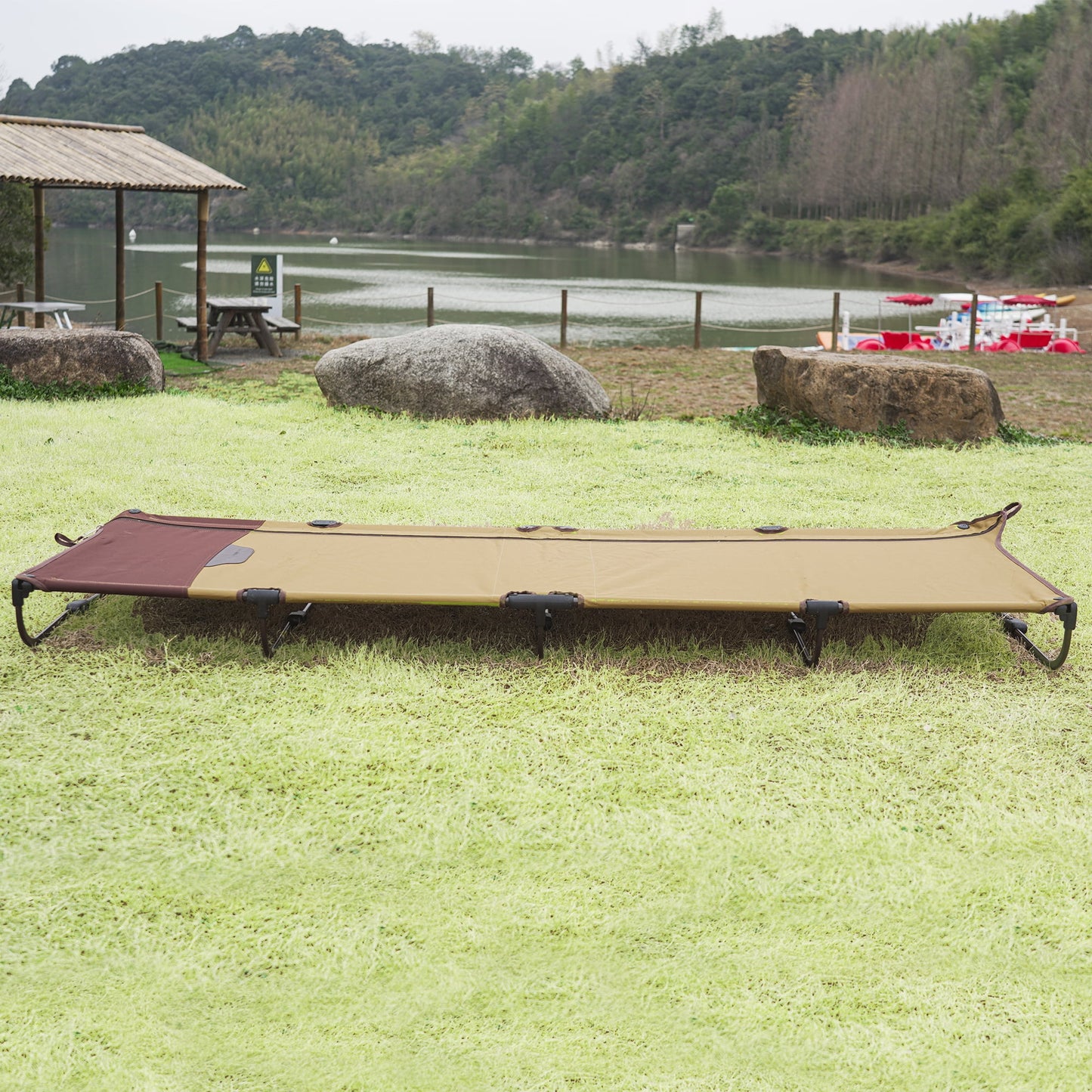 Ozark Trail Zipper Cot, Adult, 75.5" x26" x 5.5"