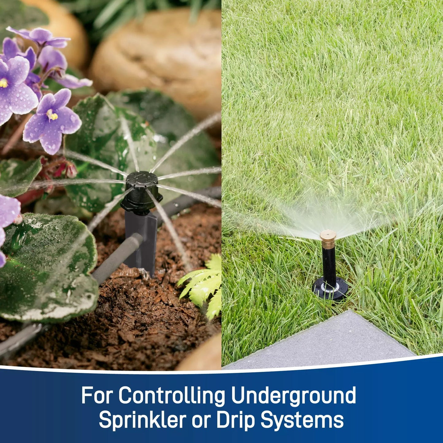 Orbit Easy-Set Logic 4-Station Indoor/Outdoor Water Sprinkler Controller, Green