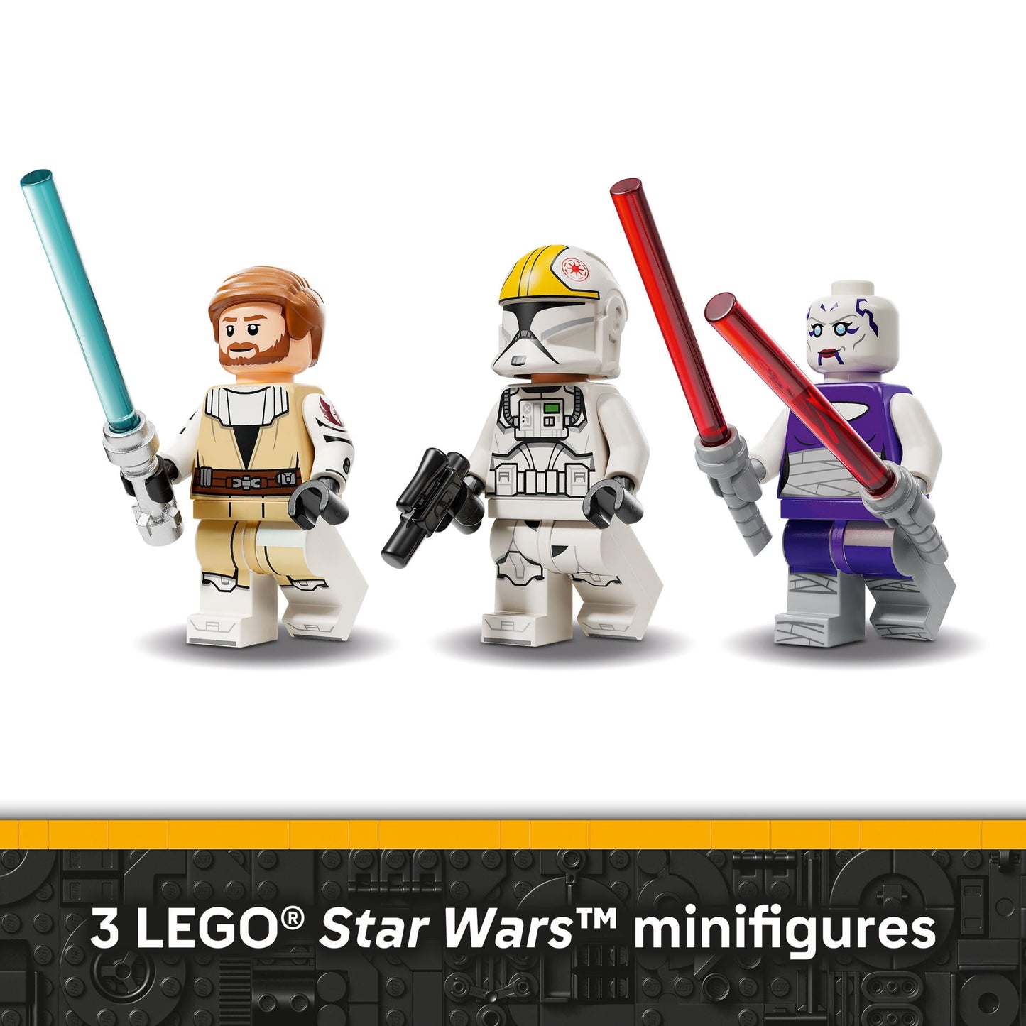 LEGO Star Wars: The Clone Wars V-19 Torrent Starfighter Building Toy - Pretend Play Set for Boys & Girls, Ages 9+ - Starship Model Kit W/ 3 Minifigures - Gift Idea for Birthdays - 75432
