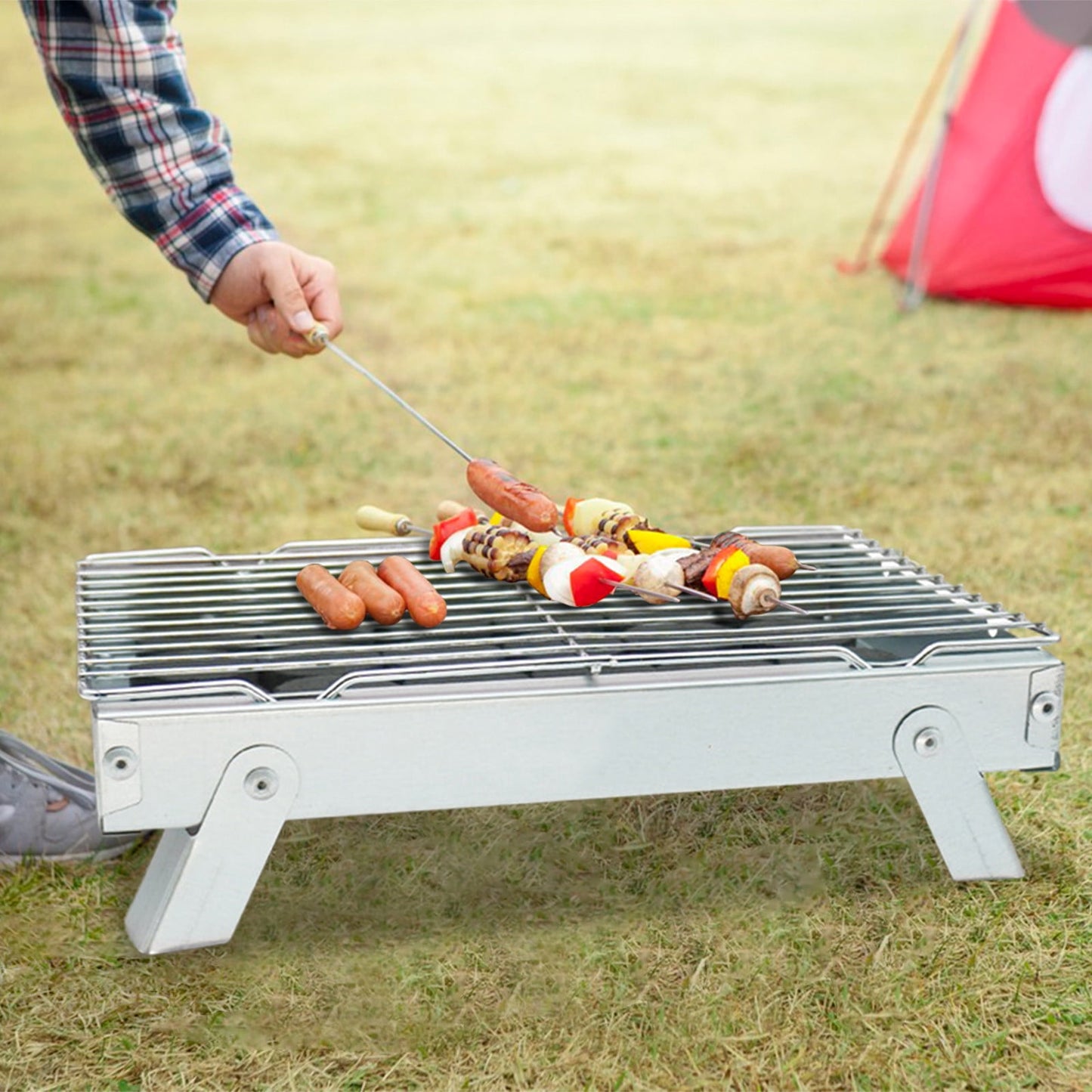 GasOne 14 Inch Portable Charcoal Grills - Portable Grill - for BBQ