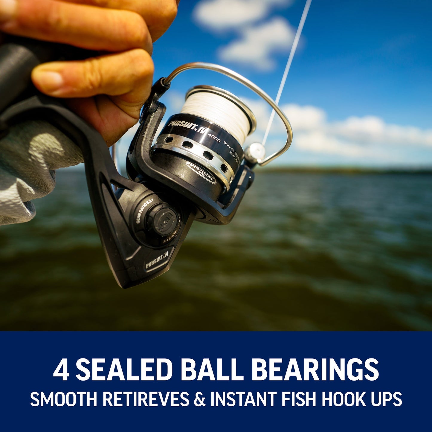 PENN Pursuit® IV Spinning Reel, 4000 Size Fishing Reel