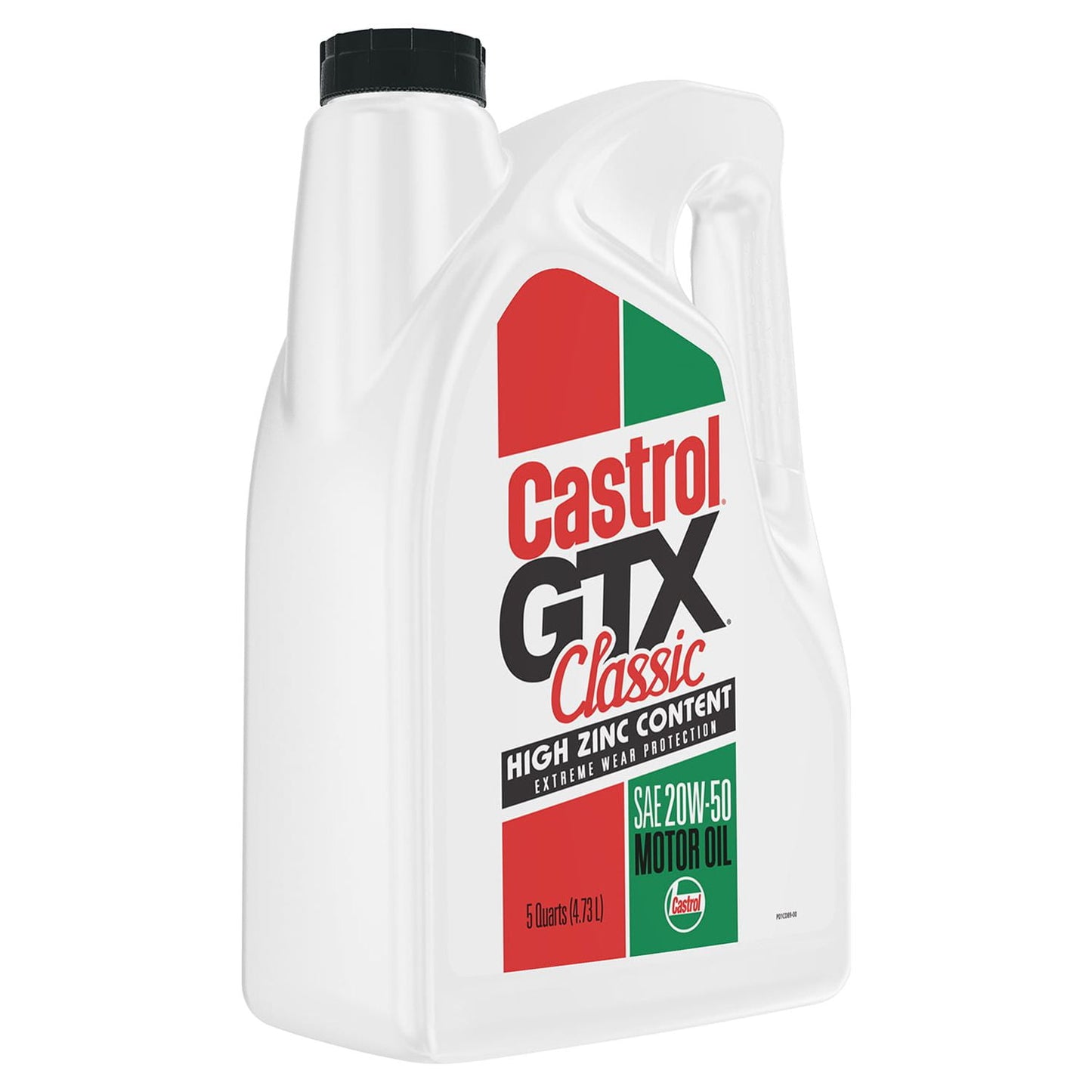 Castrol GTX Classic 20W-50 Conventional Motor Oil, 5 Quarts