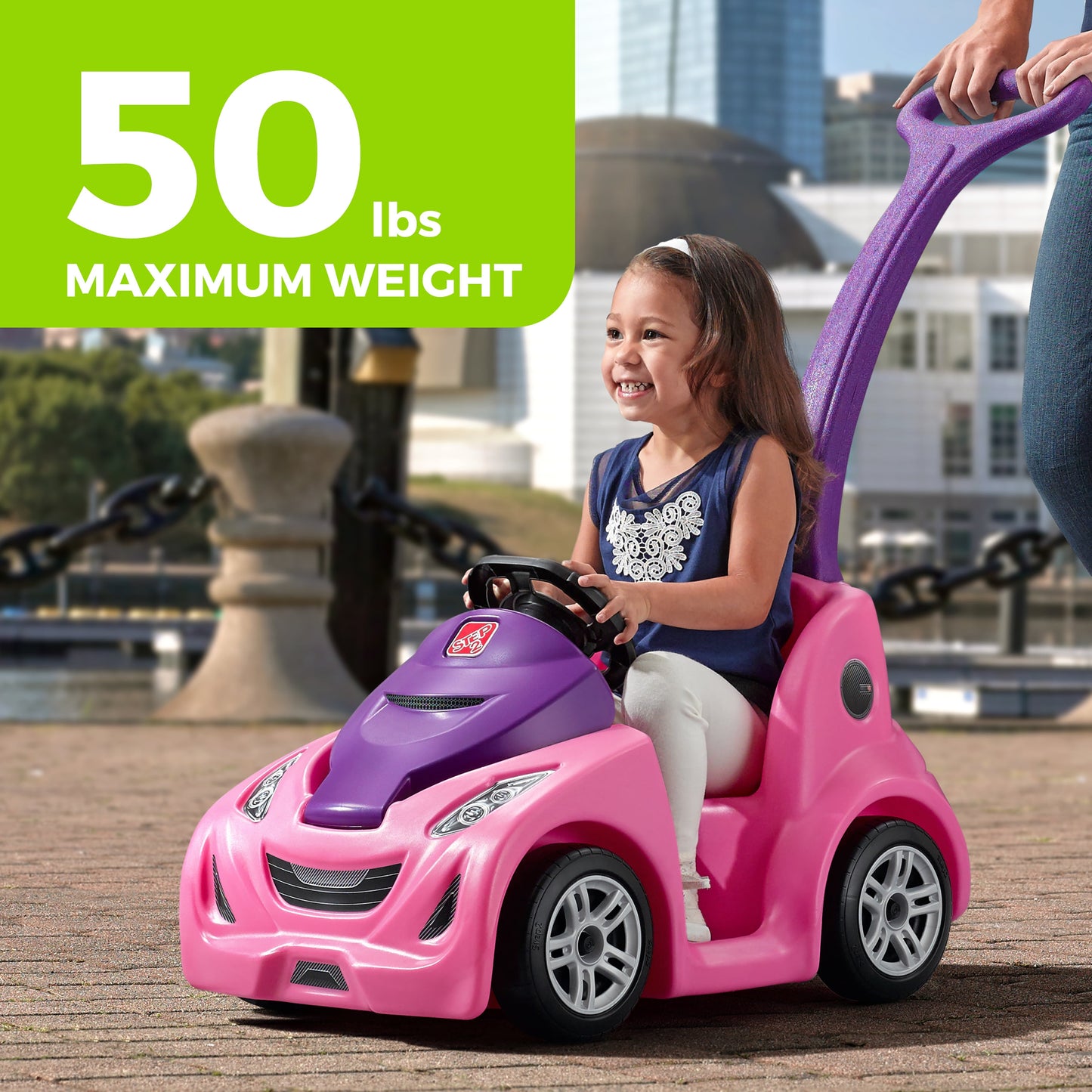 Step2 Pink Push Around Buggy GT Push Car and Toddler Toy for Kids