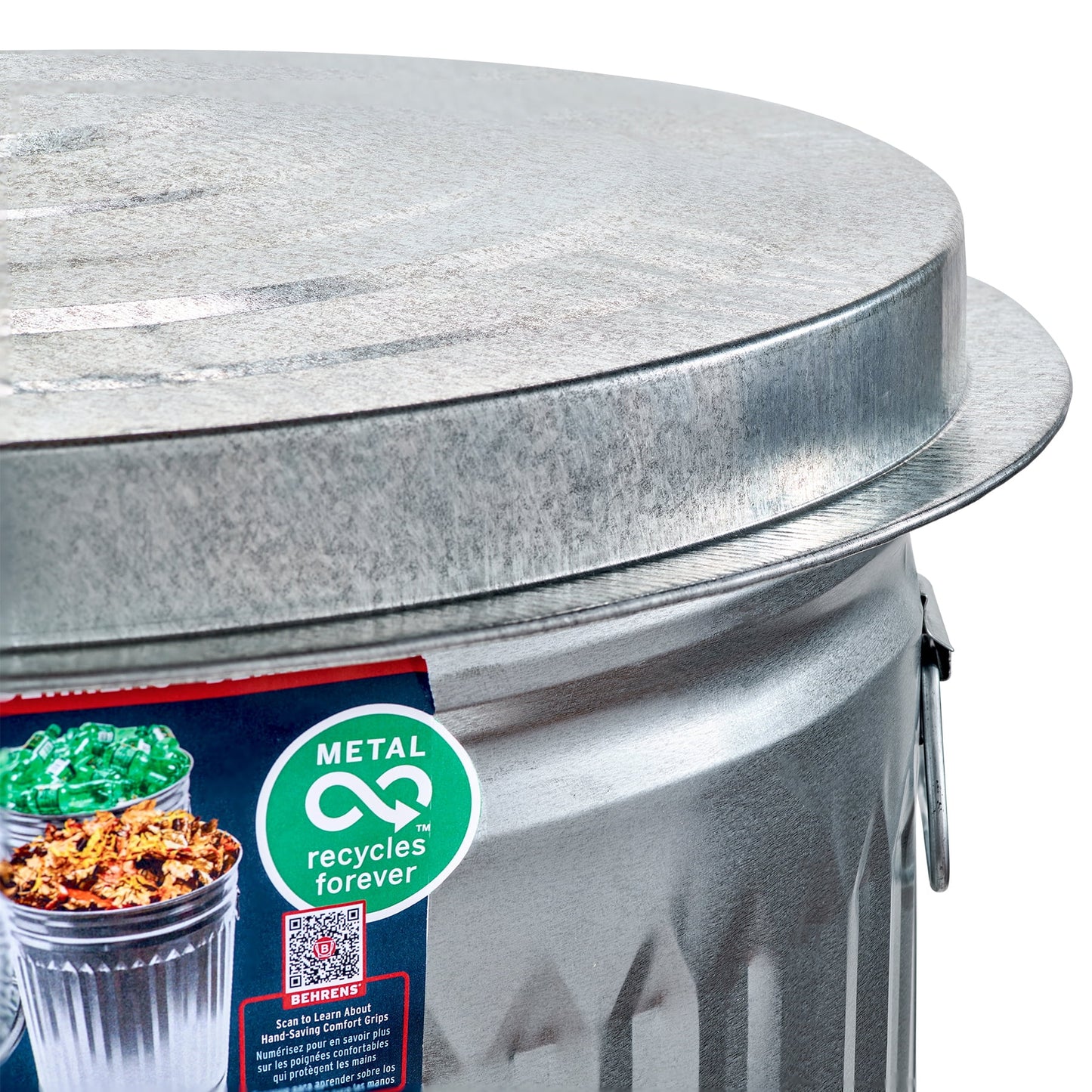 Behrens 31-Gallon Steel Trash Can