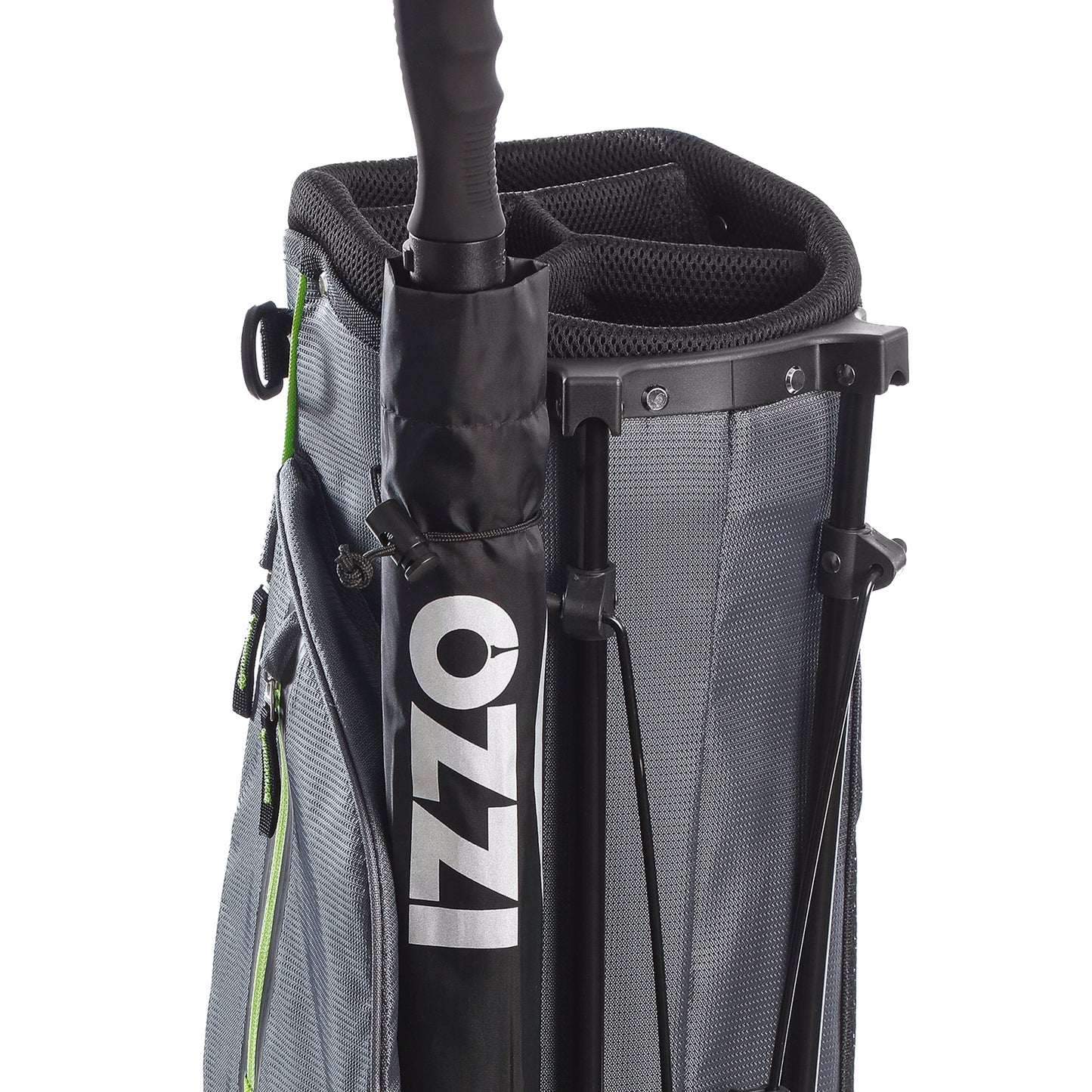 Izzo Golf Ultra-Lite Stand Bag - Grey/Lime, Only 3.2 lbs