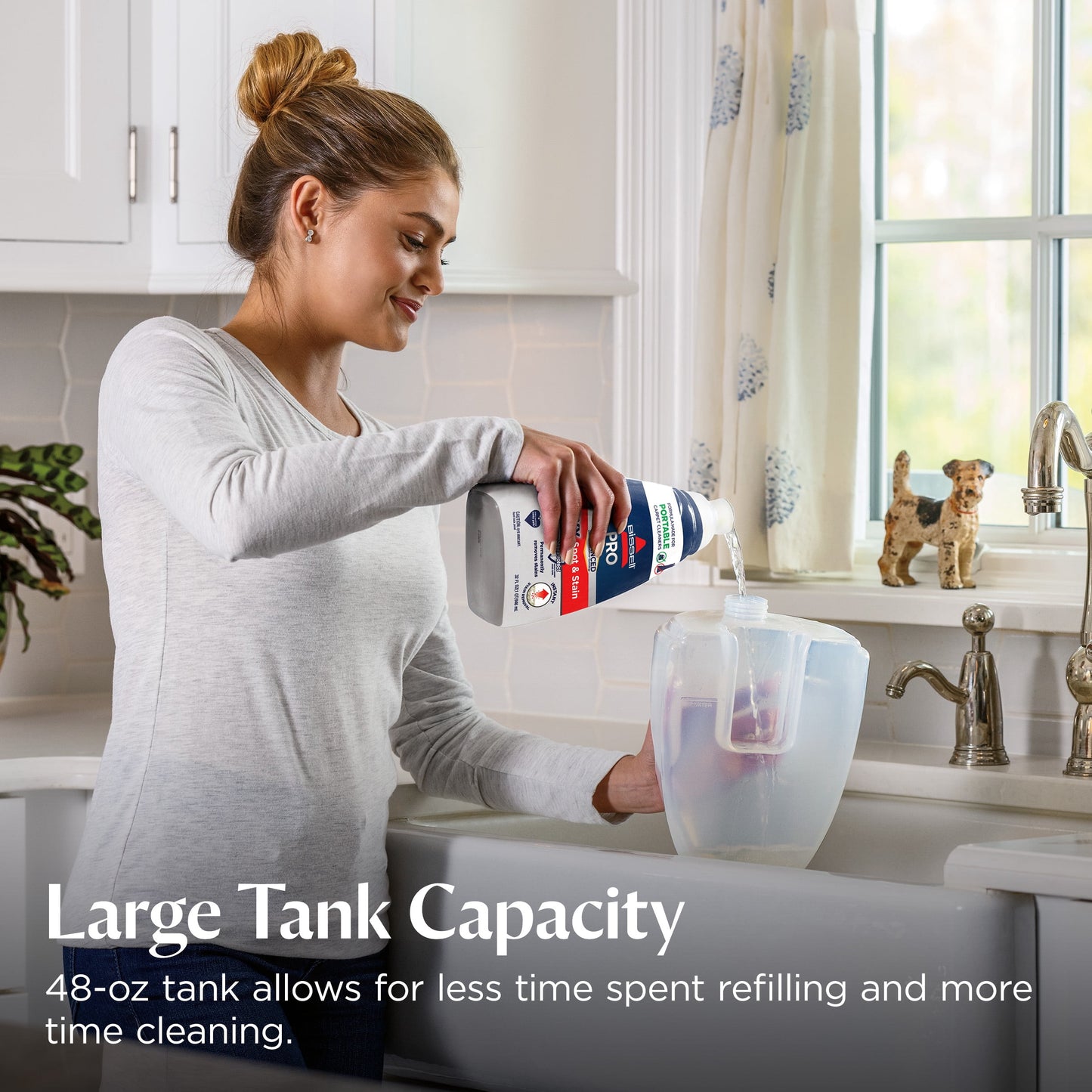 BISSELL Little Green Portable Deep Cleaner, for Carpet, Upholstery, and Auto, Lightweight, Strong Suction, Large Tank Capacity, 3369, Green