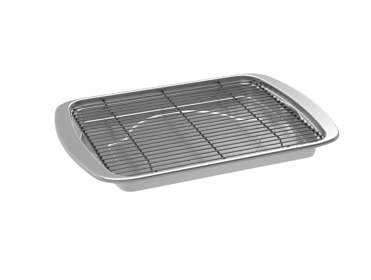 Granite Ware 18" Covered Oval Roaster with 15lb Capacity, Natural Non-Stick Roasting Pan