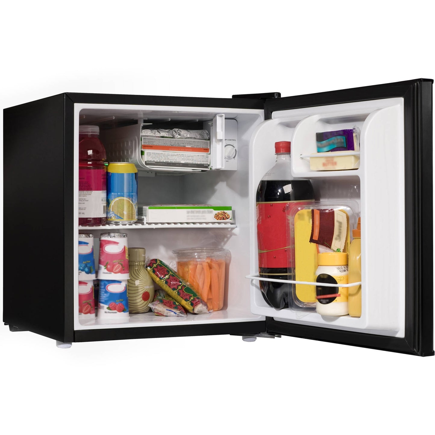 Galanz 1.7 Cu Ft Single Door Mini Fridge Black - compact, Energy-efficient refrigerator ideal for dorms, offices, and small spaces