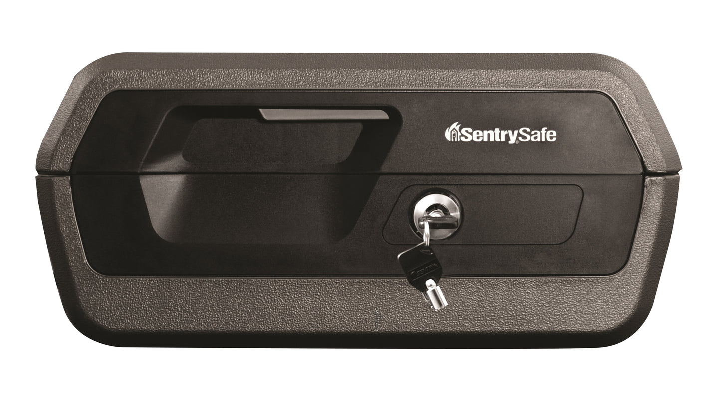 SentrySafe CHW30200 Fire-Resistant And Water-Resistant Box Safe With Tubular Key Lock, 0.36 Cu. Ft.