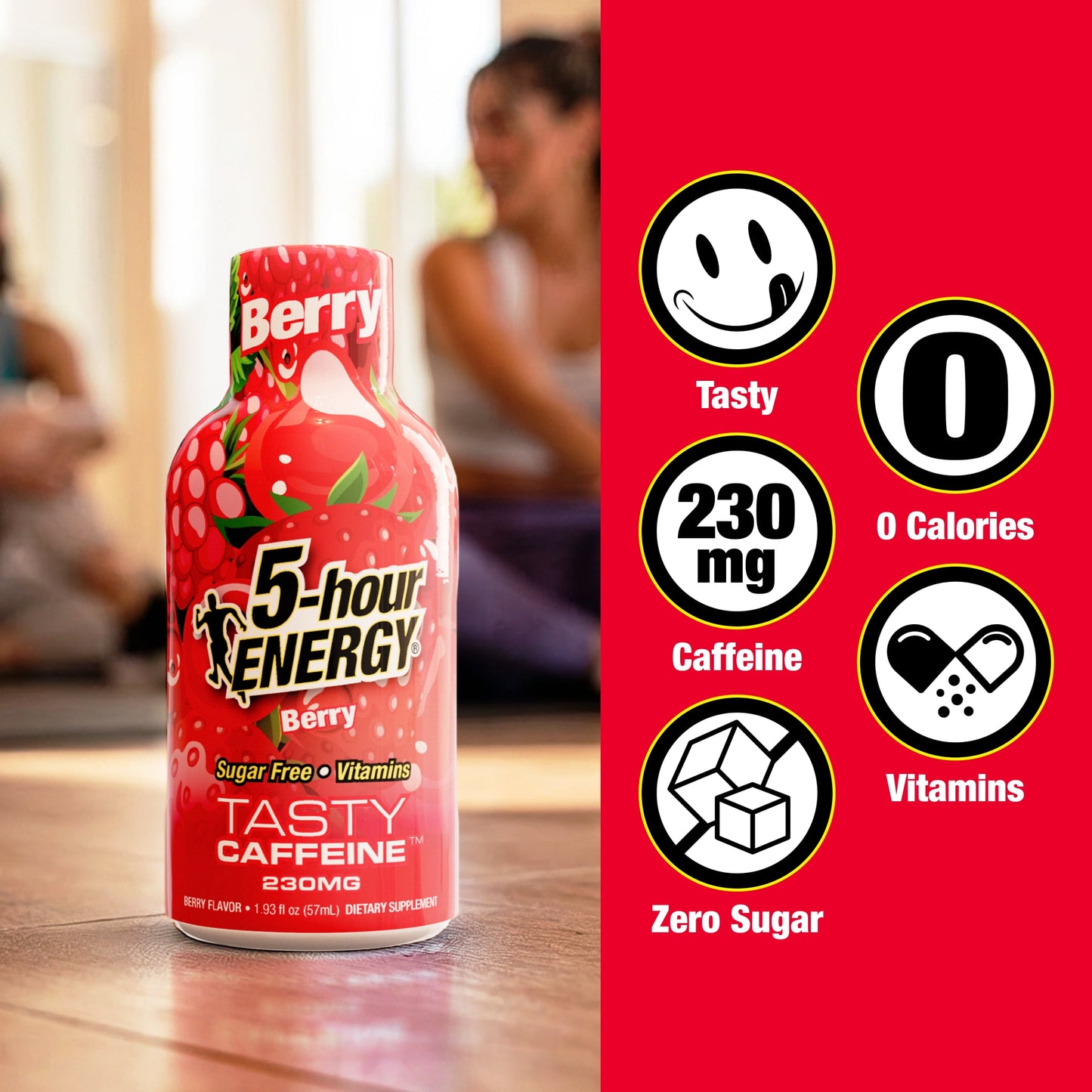 5-hour ENERGY Shot, Extra Strength, Berry, 15 Count