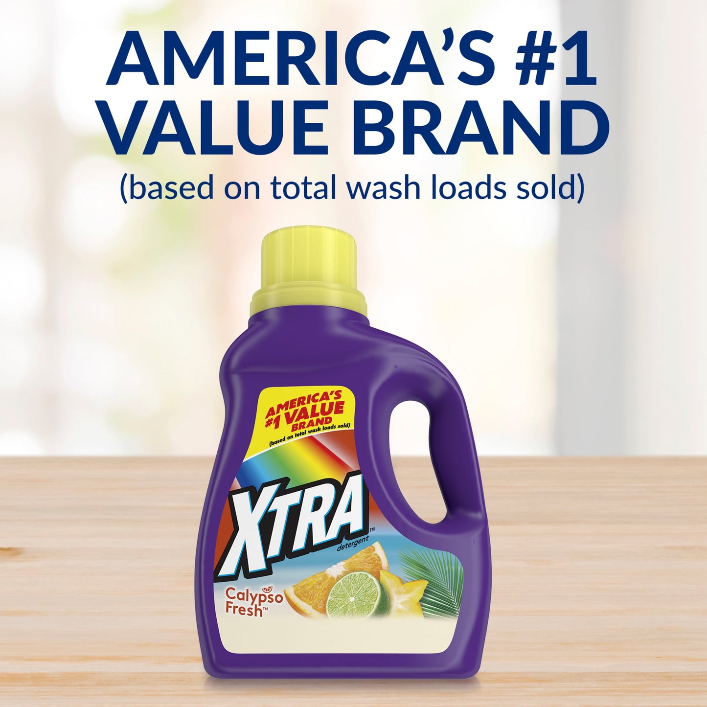 Xtra Liquid Laundry Detergent Soap, Calypso Fresh Scent, 312 fl oz, 260 Loads