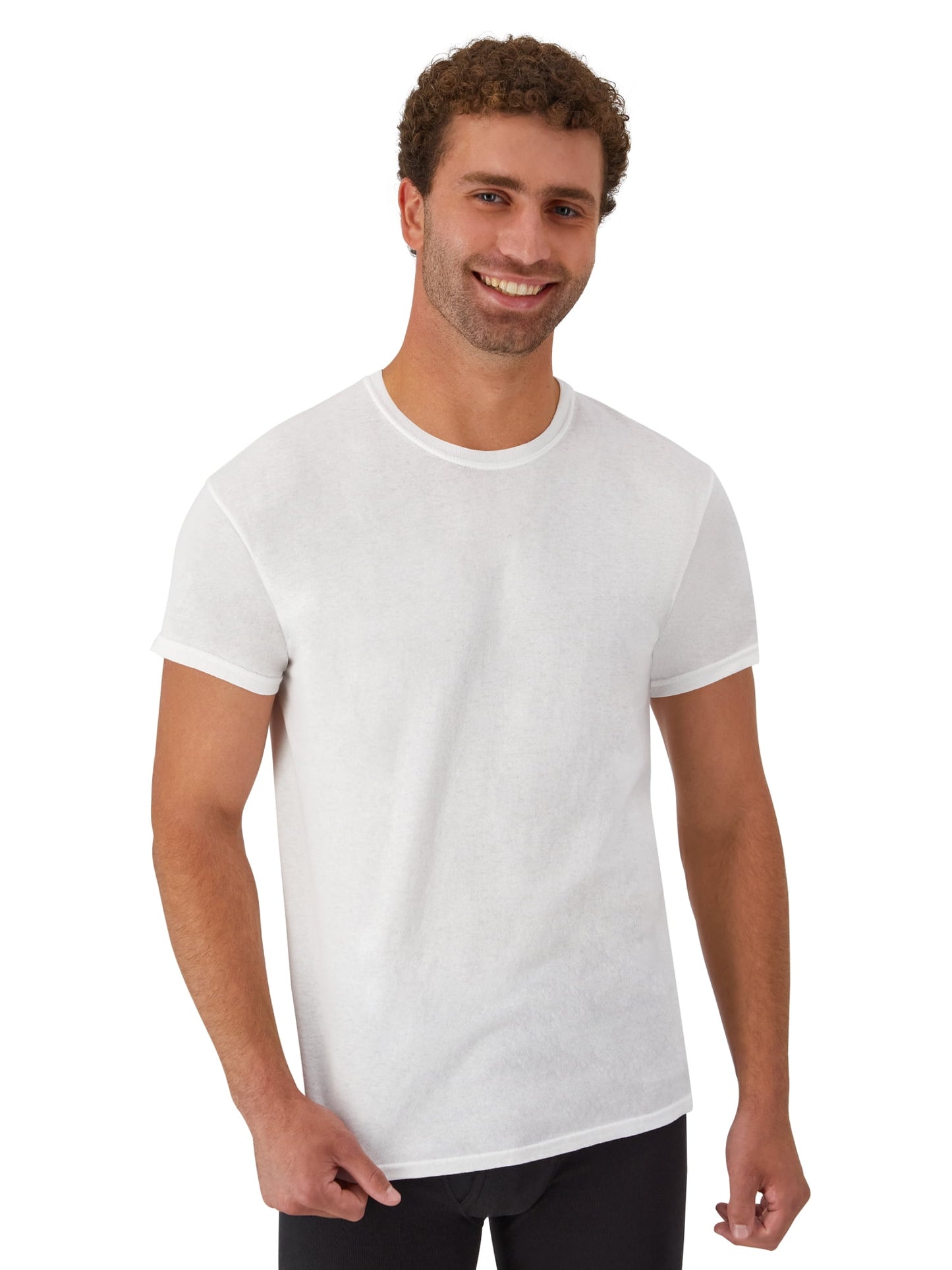 White T-Shirt Undershirts, 10-Pack, Best Cotton Undershirts, Stay-Tucked T-Shirts