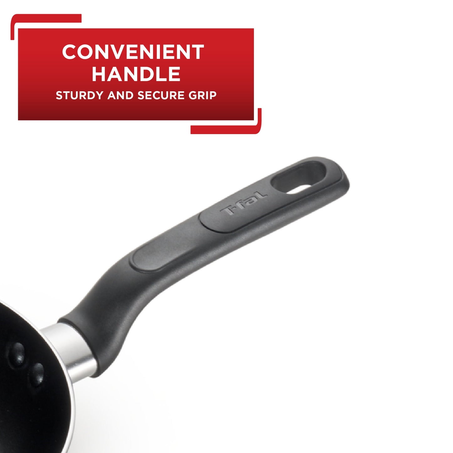 T-fal Easy Care Nonstick Cookware, Jumbo Cooker, 5 Quart, Grey