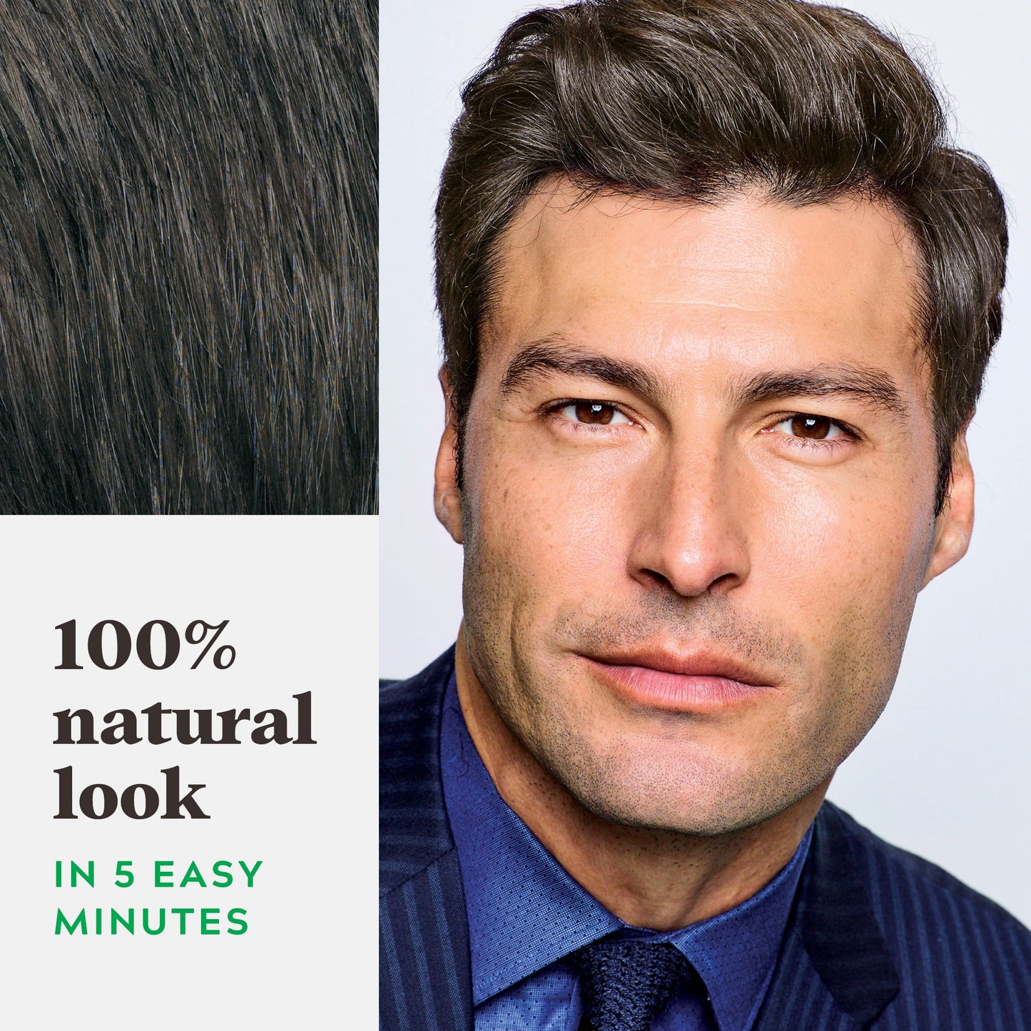 Just For Men Shampoo-in Hair Dye for Men, H-45 Dark Brown, 3 Pack
