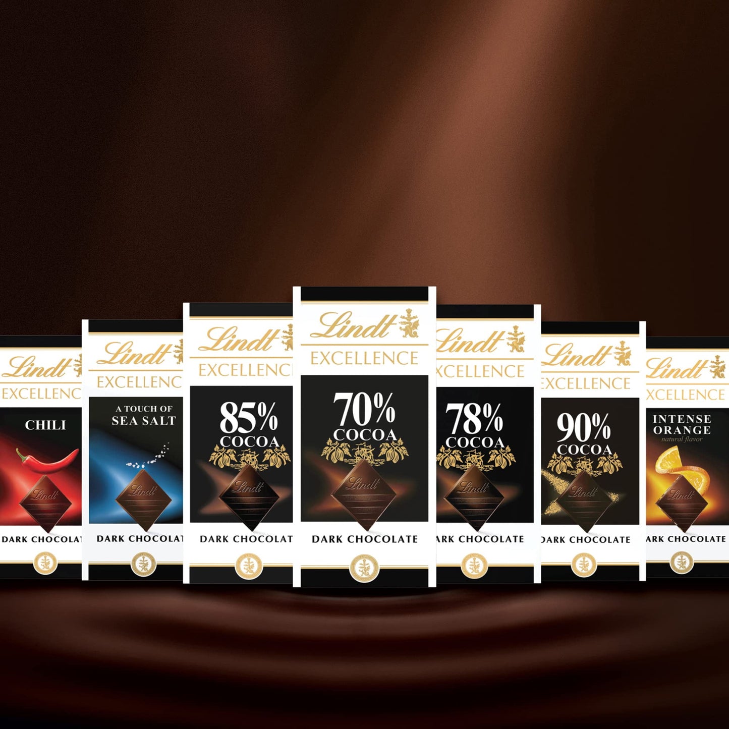 Lindt Excellence Bar, 85% Cocoa Extra Dark Chocolate, Gluten Free, Great for Holiday Gifting, 3.5 Ounce (Pack of 12)
