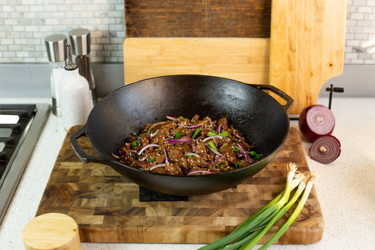 Lodge Cast Iron Seasoned 14" Wok