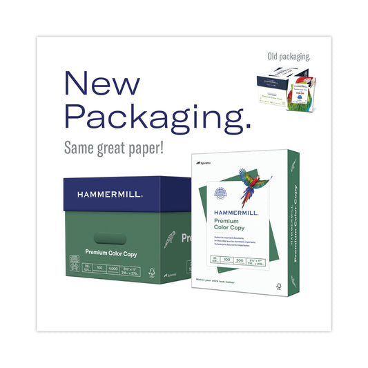 Hammermill Printer Paper, 28lb Premium Color Copy, White, 8.5x11, 5 Ream, 2500 Sheets