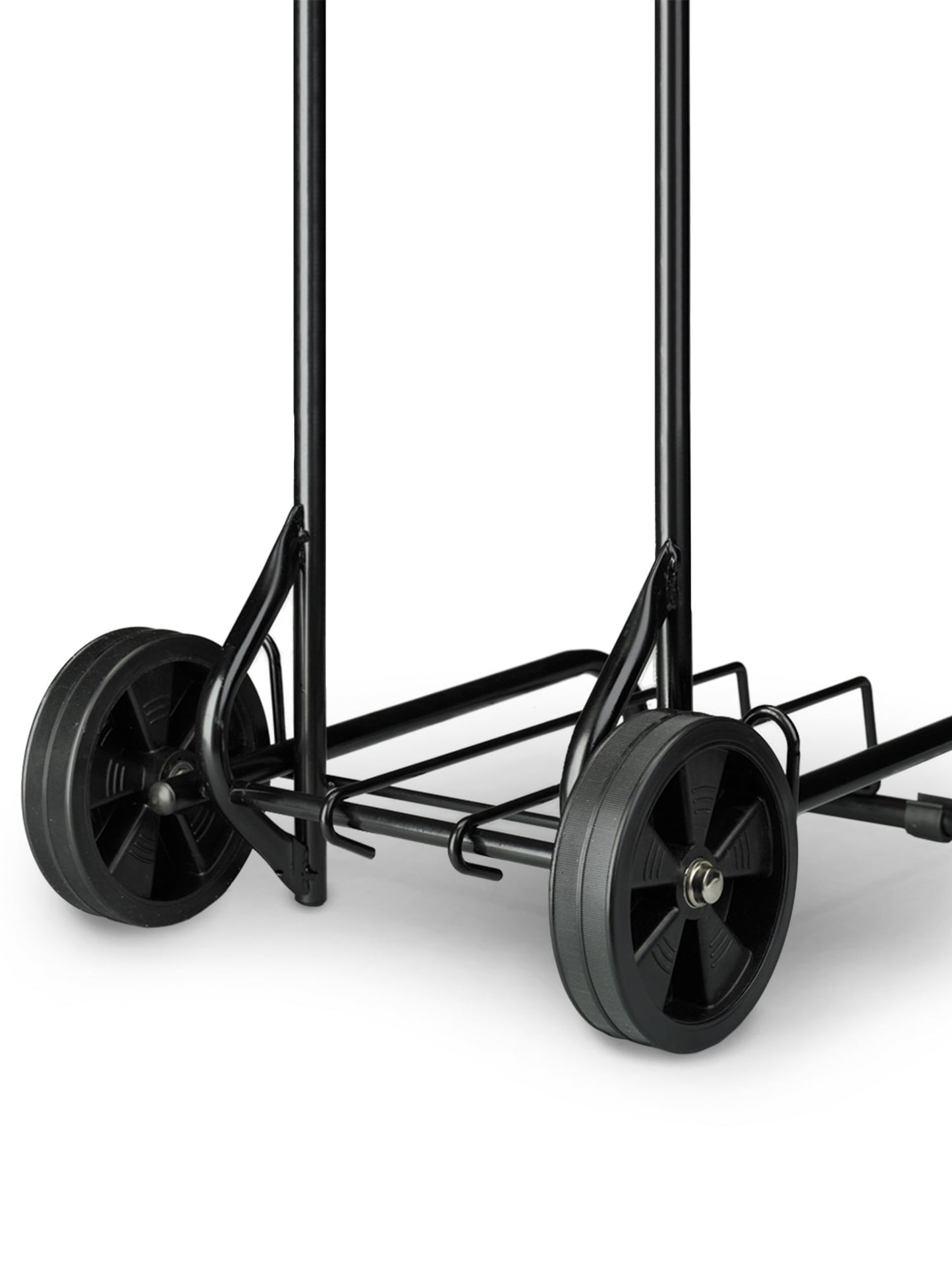 Protege Metal Folding Luggage Cart, Black, 39" x 13" (15" Platform), 3lbs Empty, 75lb Capacity