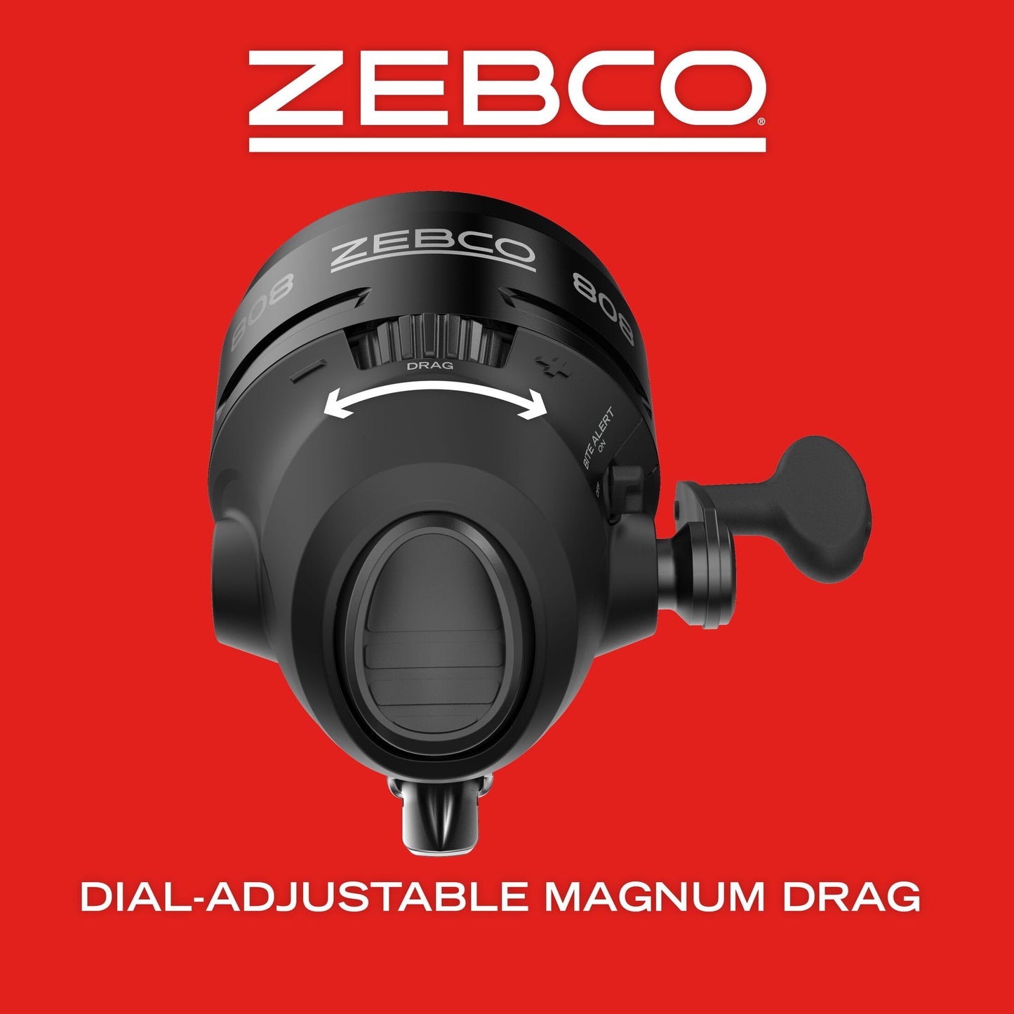 Zebco 808 Spincast Fishing Reel, Size 80 Reel