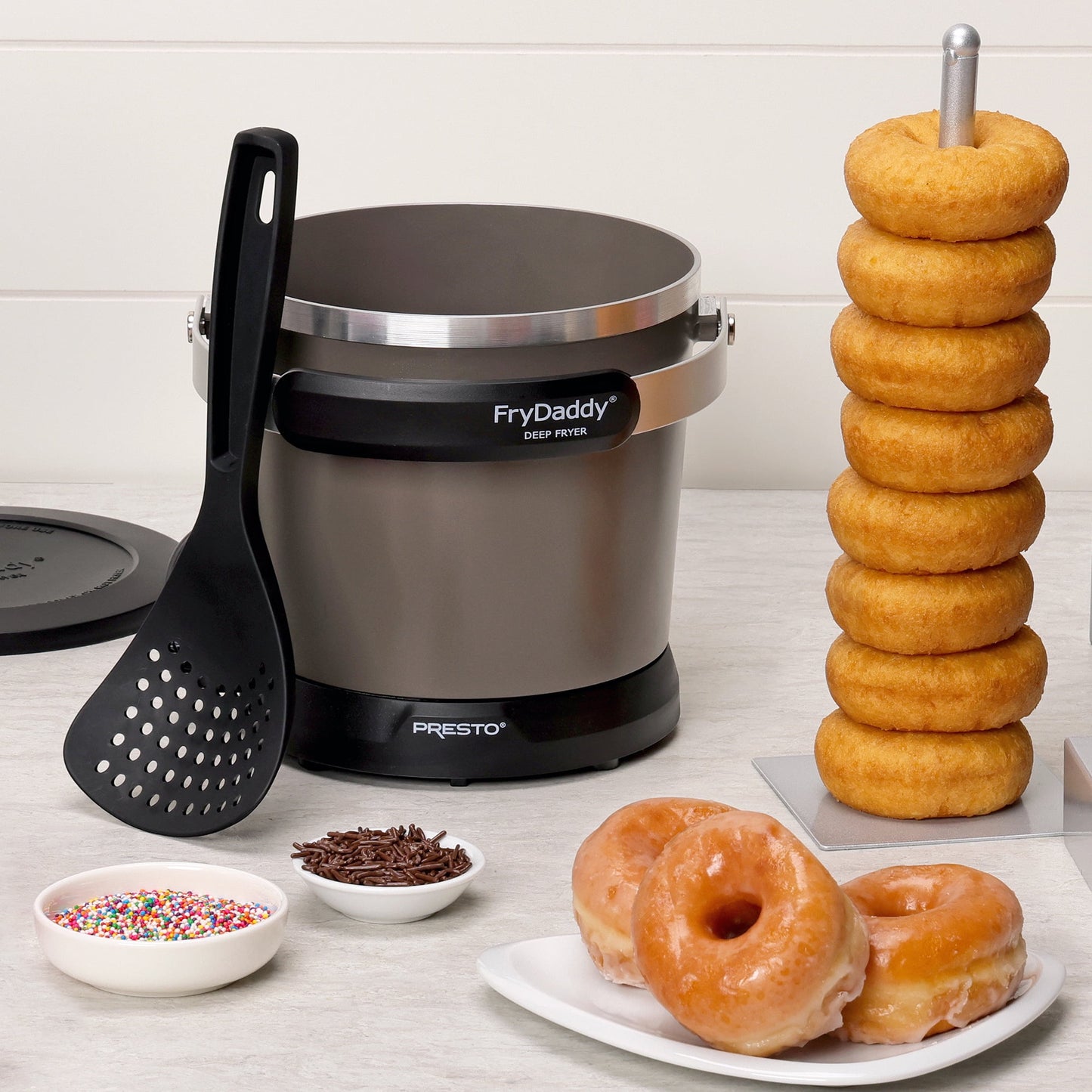 Presto FryDaddy Electric Deep Fryer, Black 05428