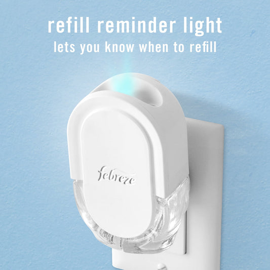 Febreze Plug In Air Freshener Scented Oil Refill Linen & Sky, 4 Count