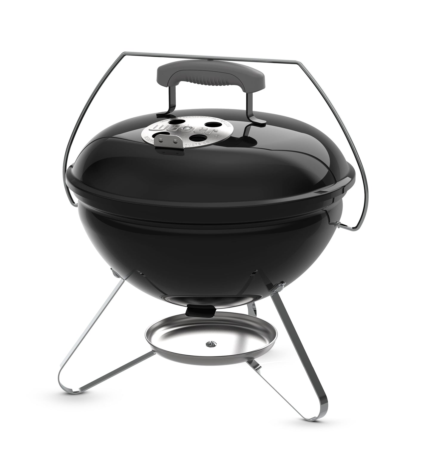 Weber Smokey Joe Charcoal Grill, 14 Inch Portable Charcoal Grill with Handle, Black