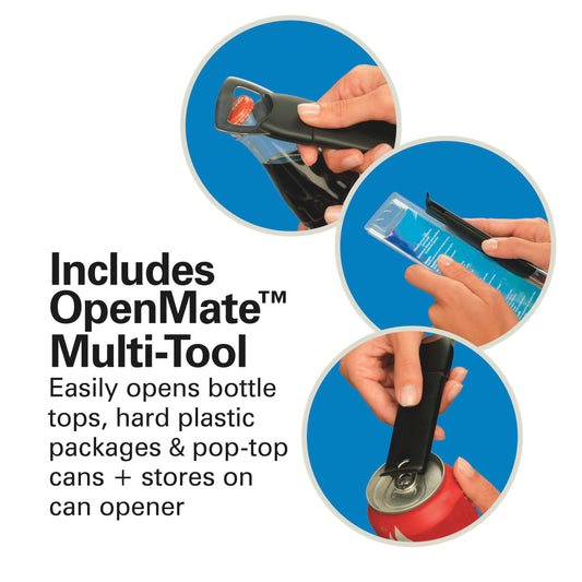 Hamilton Beach SureCut Electric Can Opener, One-Touch, Hands-Free, Multi-Tool Included, Stainless Steel