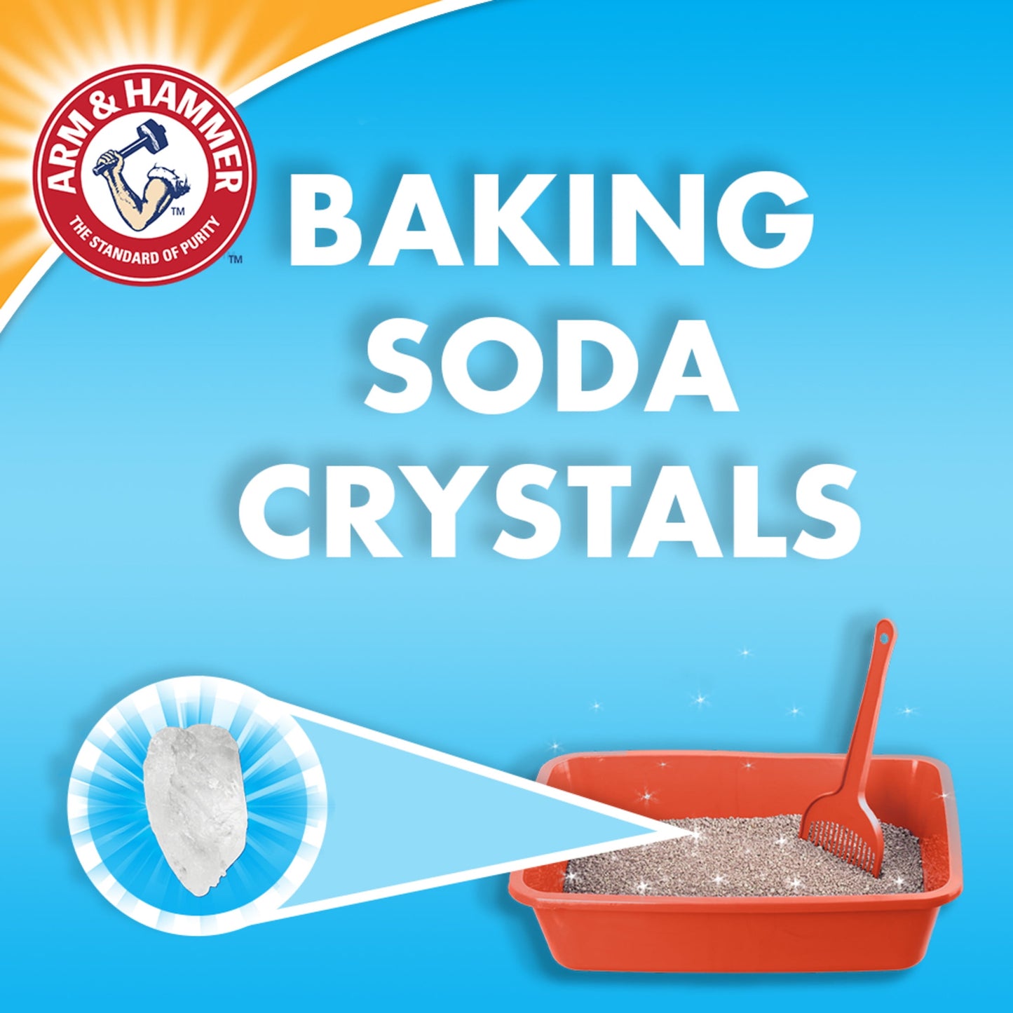 (3 pack) ARM & HAMMER Super Scoop Fragrance Free Clumping Clay Cat Litter, 40 lb