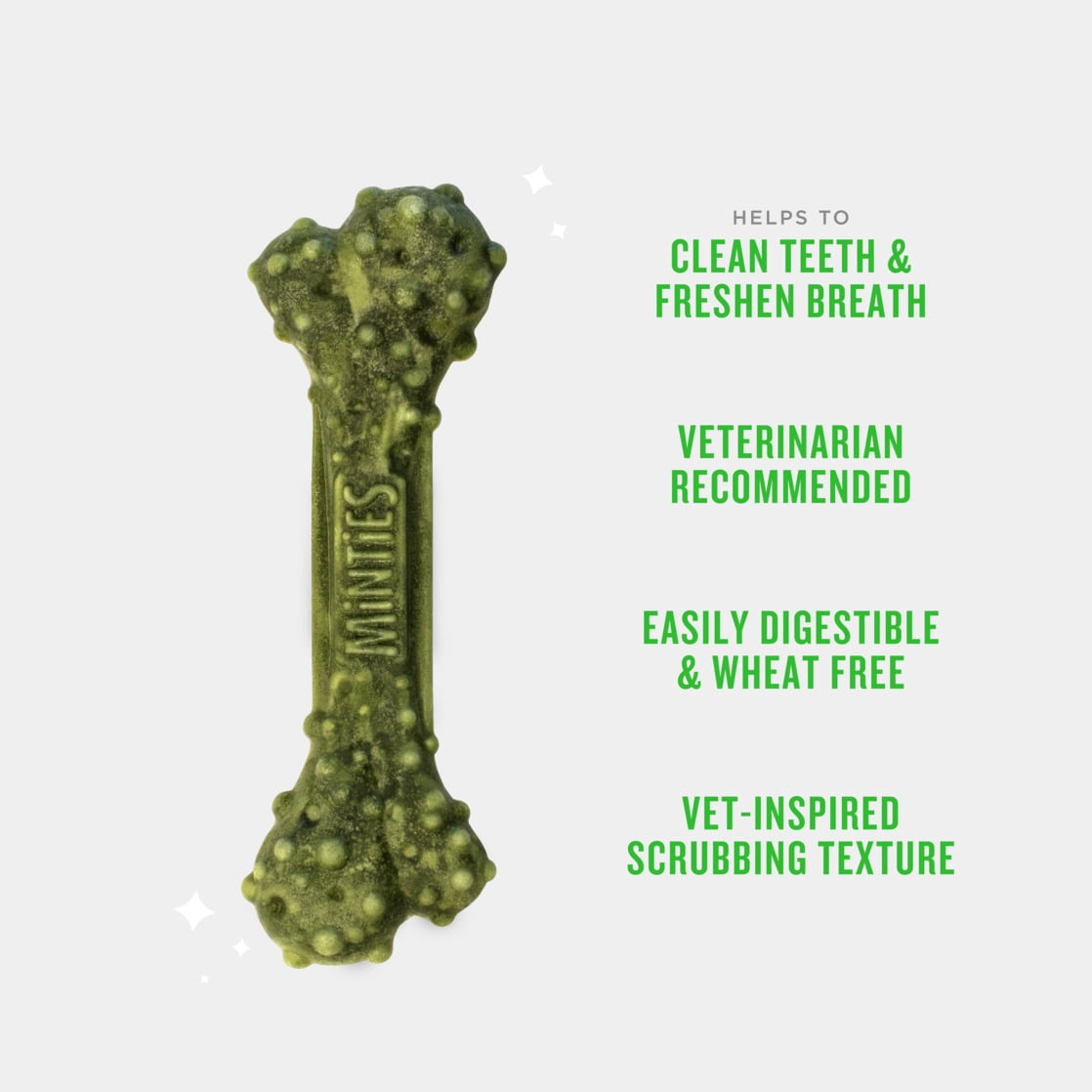MINTIES Dog Dental Bone Treats, Dental Chews for Medium Dogs, 40 Count, Shelf-Stable
