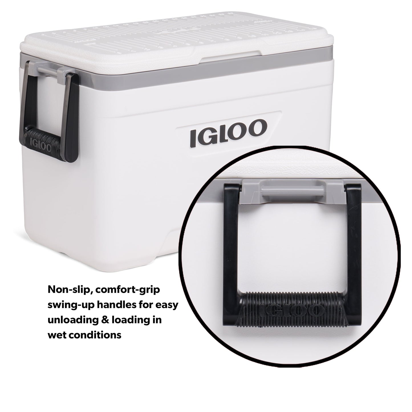 Igloo 25 QT Marine Hard Sided Cooler, White