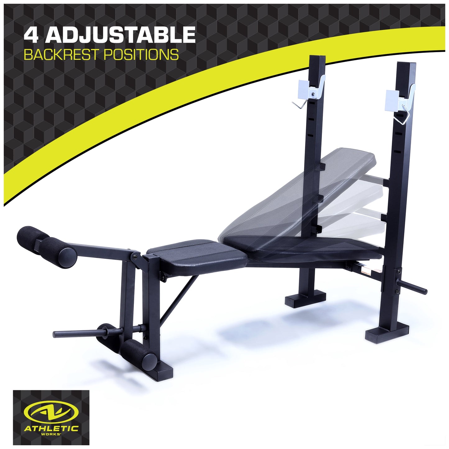 Athletic Works Standard Bench & Rack Combo with Leg Press