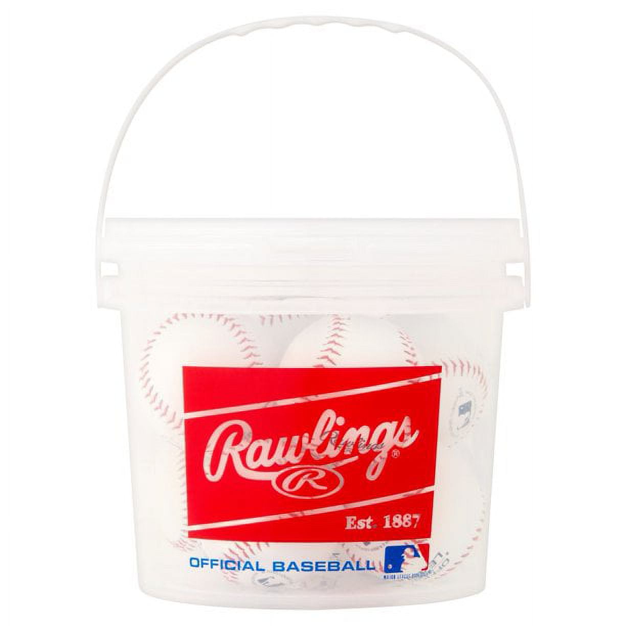 Rawlings | Official League Recreational Use Practice Baseballs | Youth/8U | OLB3 | Bucket | 8 Count