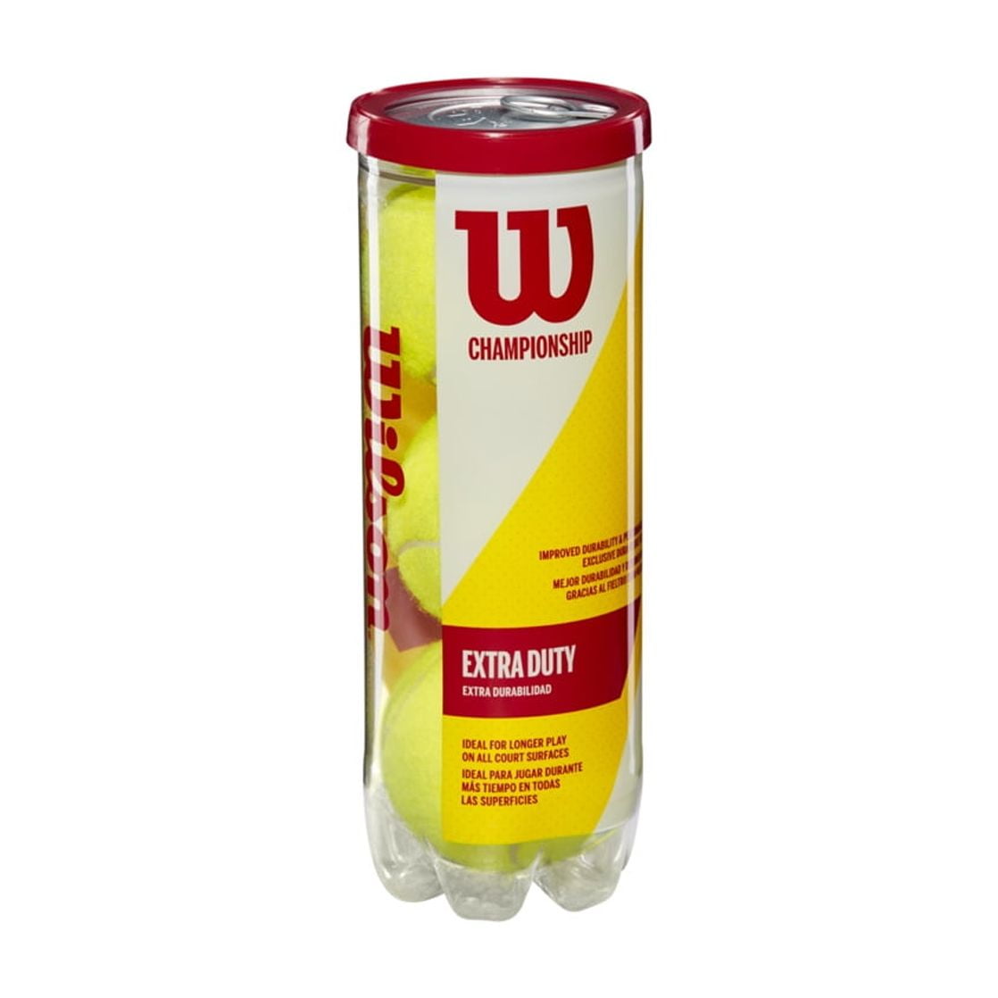 Wilson Championship Extra Duty Tennis 3 Ball Cans - 20 Pack