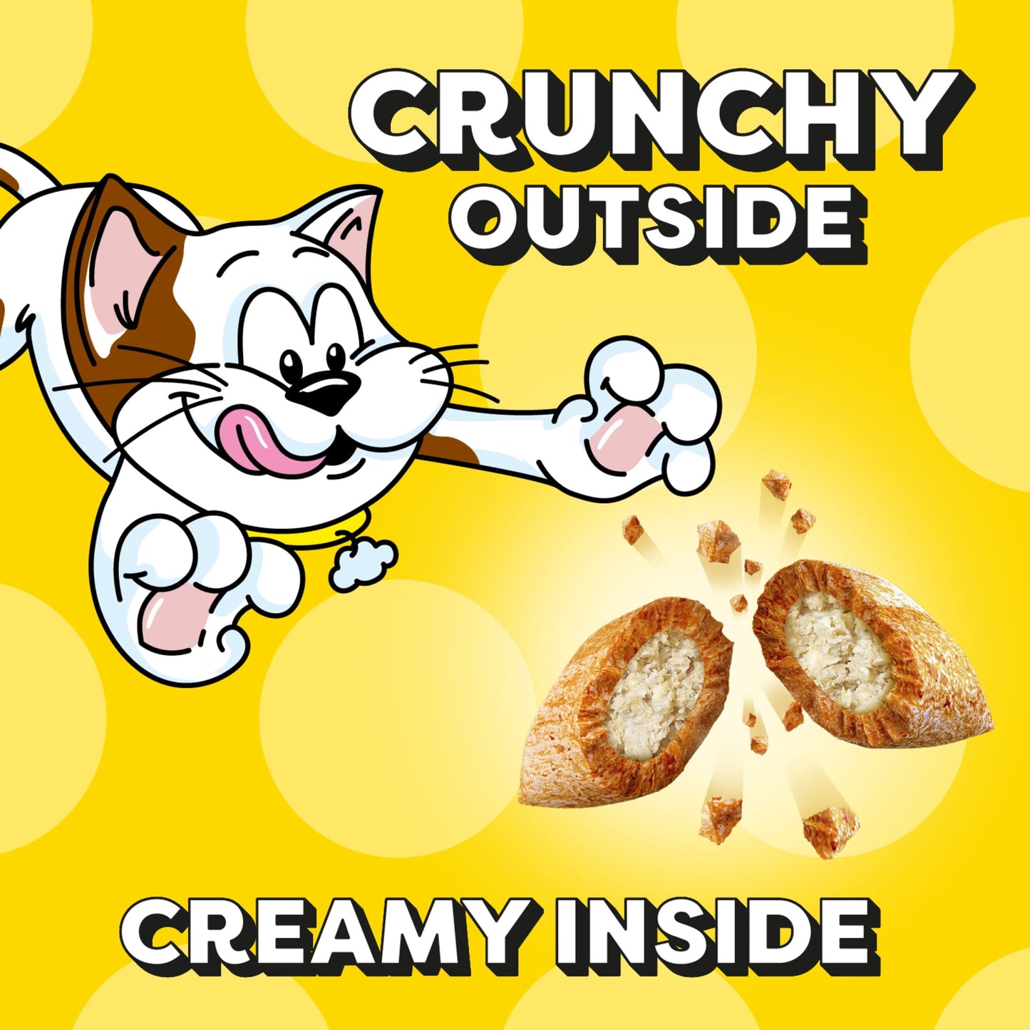 Temptations Classic Tasty Chicken Flavor Crunchy and Soft Treats for Cats, 48 oz Pouch