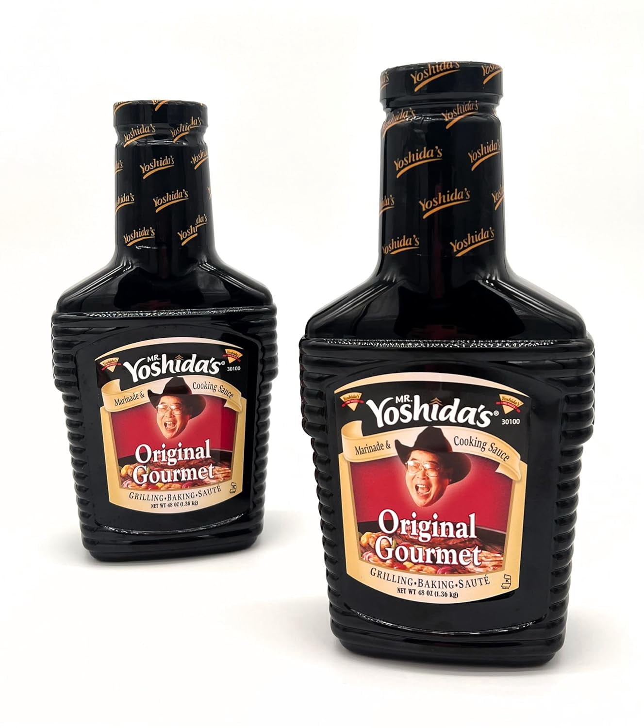 Mr. Yoshida's Teriyaki Marinade & Japanese Barbecue Cooking Sauce, 96 ounces (Pack of 2) | Bottles | 48 oz. Family Size