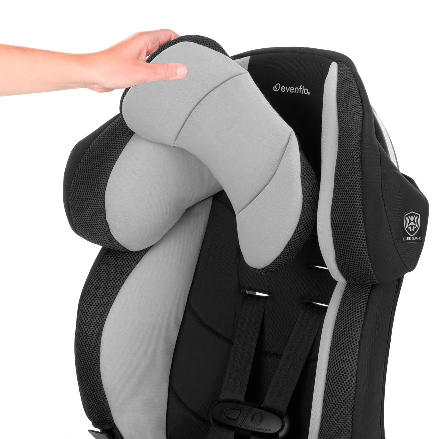 Evenflo Chase Plus 2-in-1 Harnessed Booster Car Seat, Huron