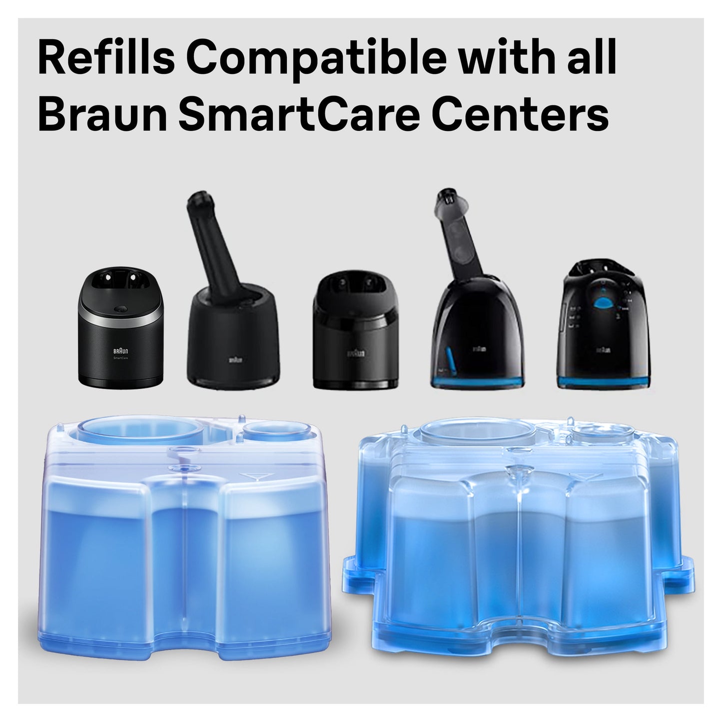 Braun Clean & Renew Refill Cartridges CCR, Lemon Fresh - 6 Ct