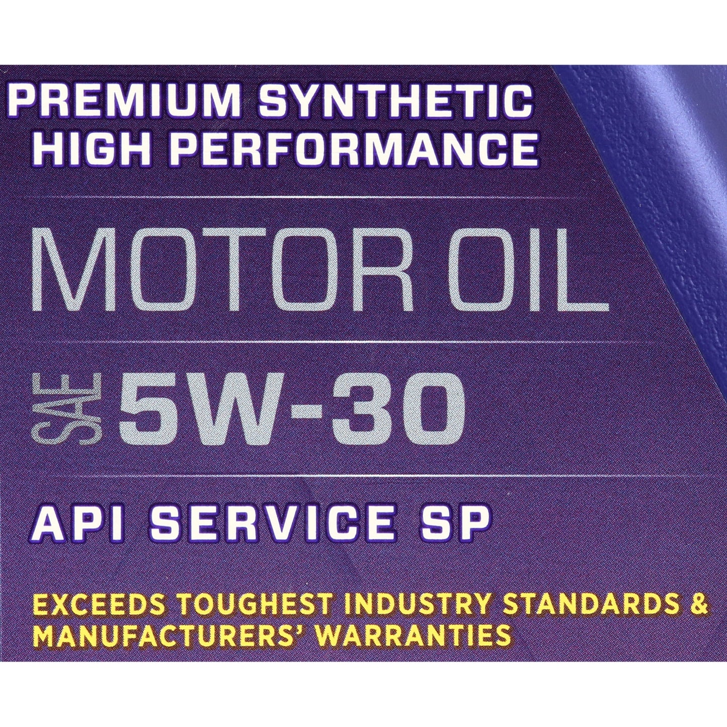 Royal Purple High Performance Motor Oil 5W-30, Premium Synthetic Motor Oil, 5 Quarts
