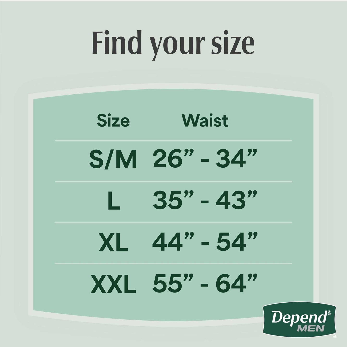 Depend Fresh Protection Incontinence Underwear for Men, Adult Diapers, XXL, 44 Count