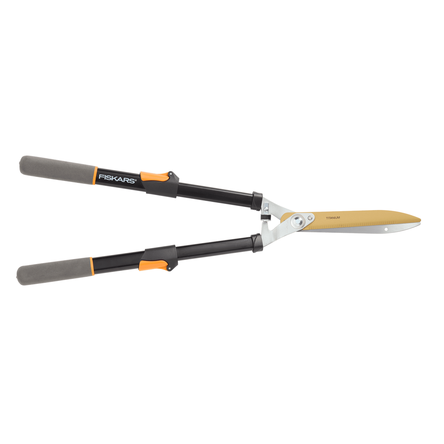 Fiskars Extendable Power-Lever Titanium Hedge Shears