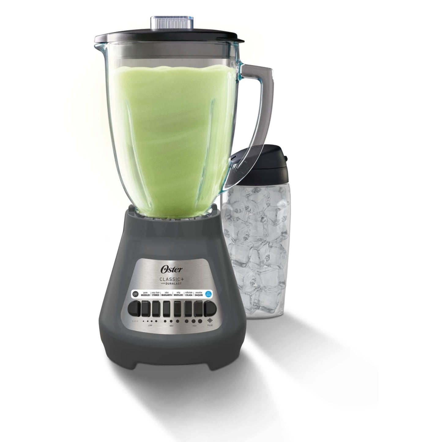 BLACK+DECKER Ice Crush Blender, 56 oz Plastic Jar, 750W, 6-Tip Blade, 8 Speeds + Pulse