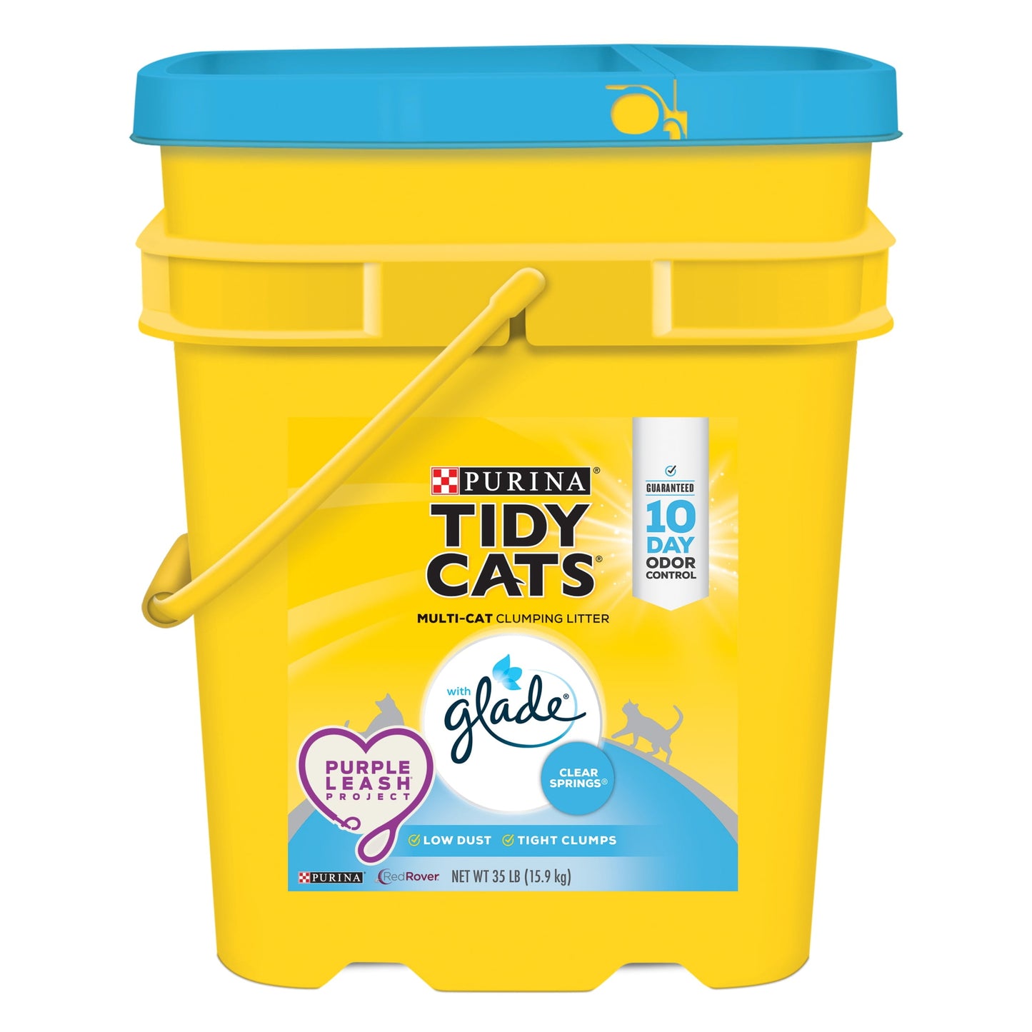 Purina Tidy Cats With Glade Clear Springs Scented, Odor Control, Clumping Multi-Cat Litter
