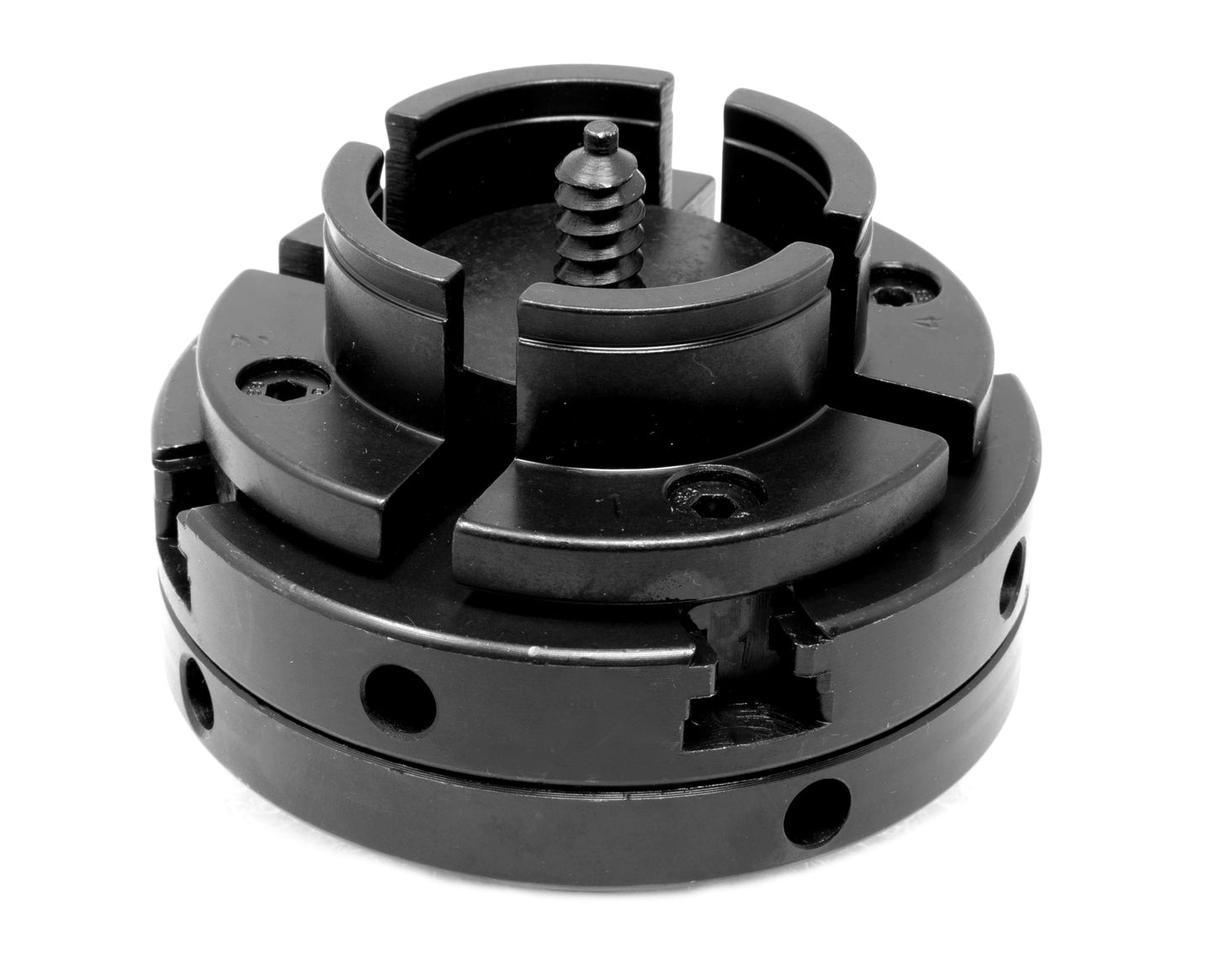 WEN 4-Inch 4-Jaw Self-Centering Lathe Chuck Set with 1-Inch x 8TPI Thread, LA4444