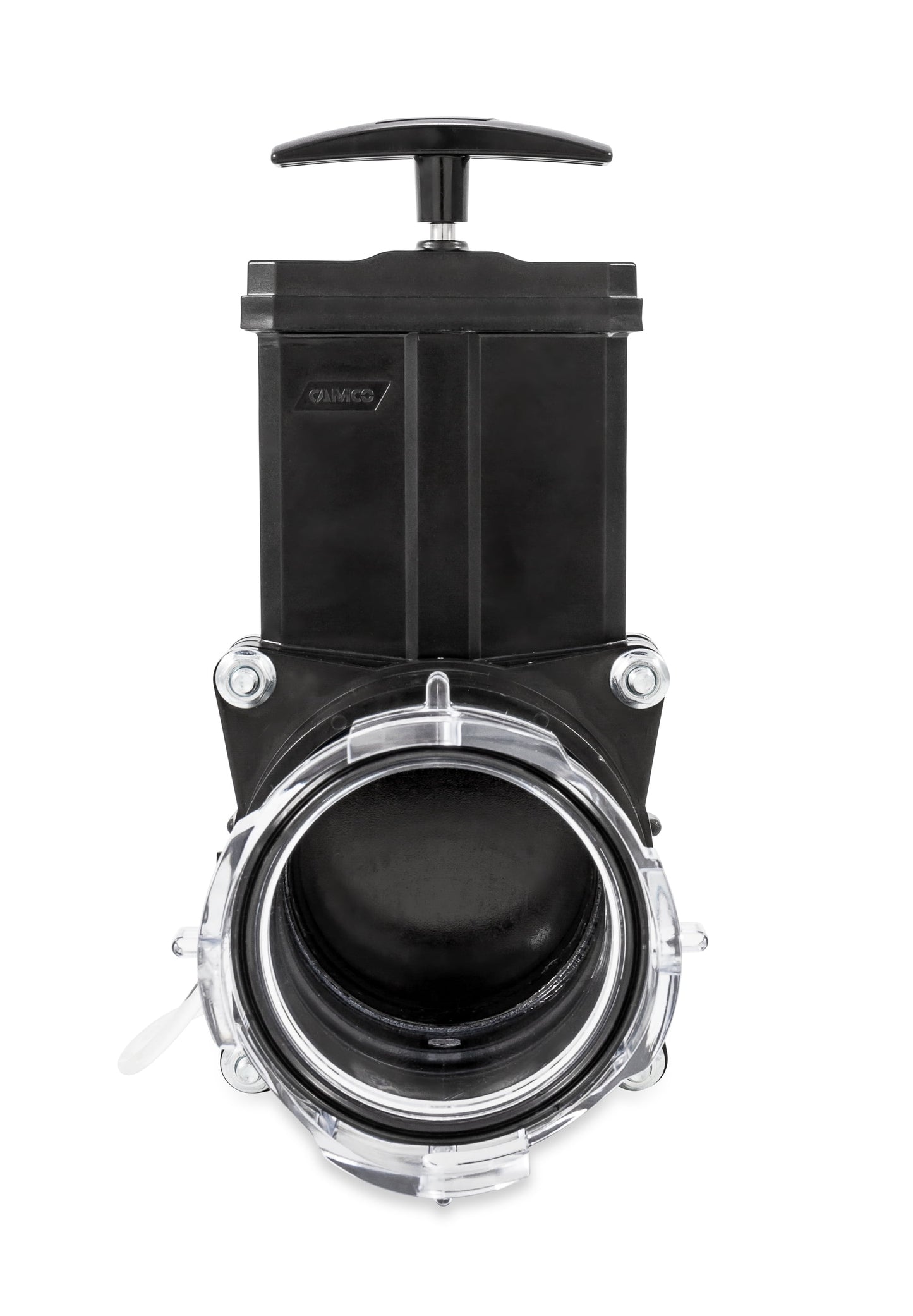 Camco RV Gate Valve, Built-in 3-1/2" Clear Adapter, Quick Fix for Leaky Valves (39053)