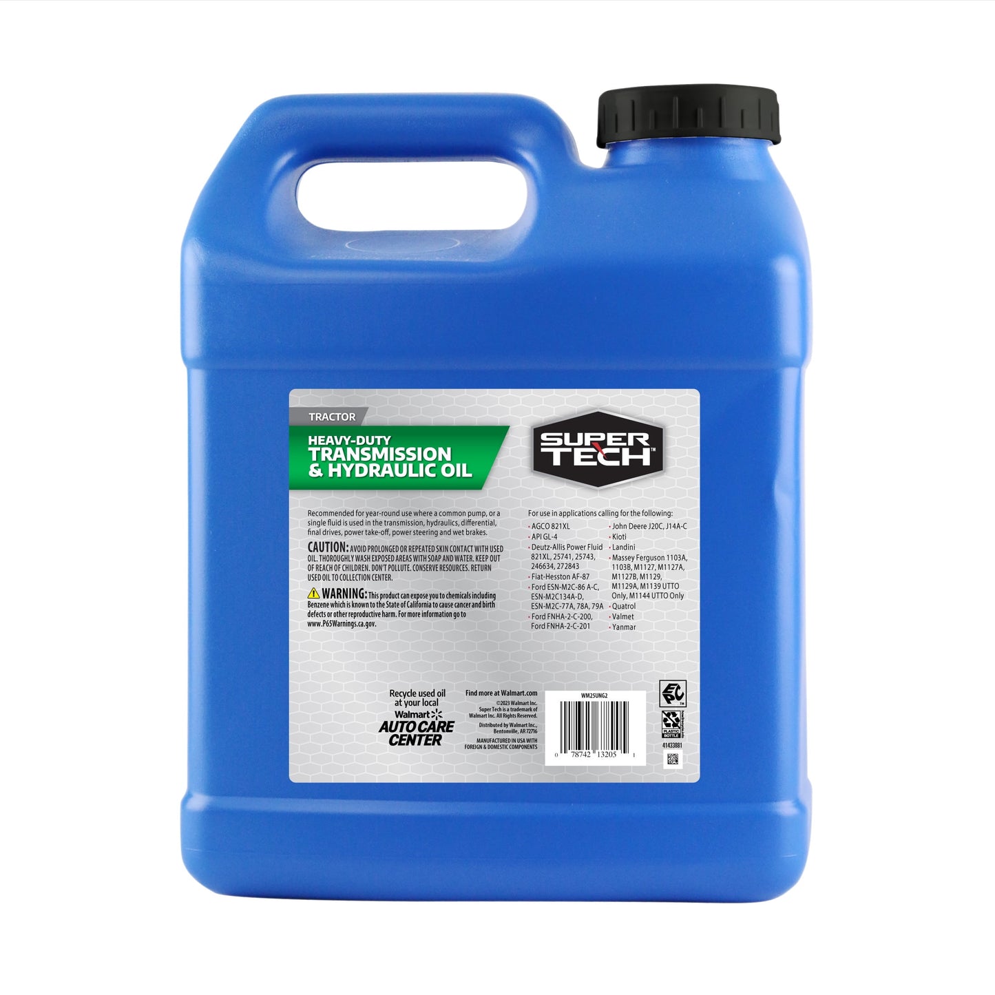 Super Tech Heavy-Duty Tractor Hydraulic & Transmission Fluid, 2 Gallons