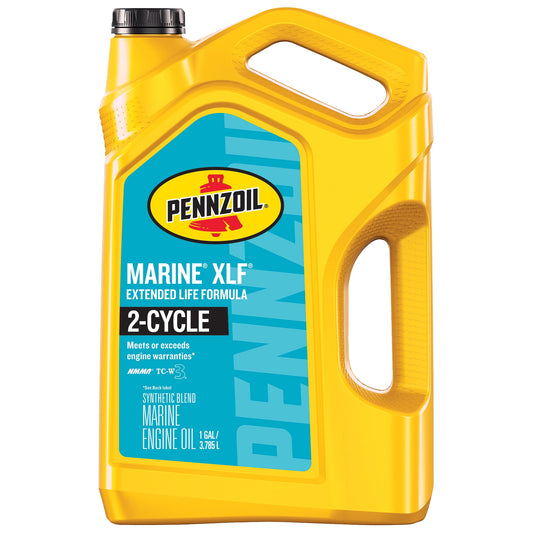 (3 pack) Pennzoil Marine XLF Extended Life Formula Engine Oil, 1 Gallon